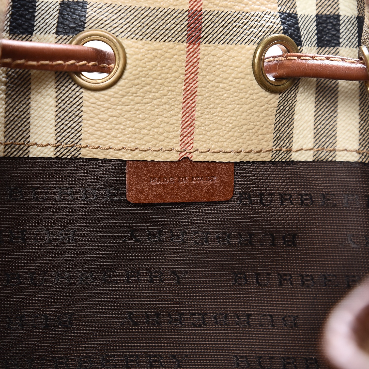 burberry drawstring bag