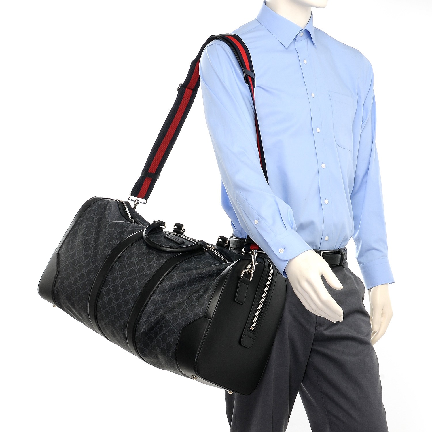 black carry on duffel bag