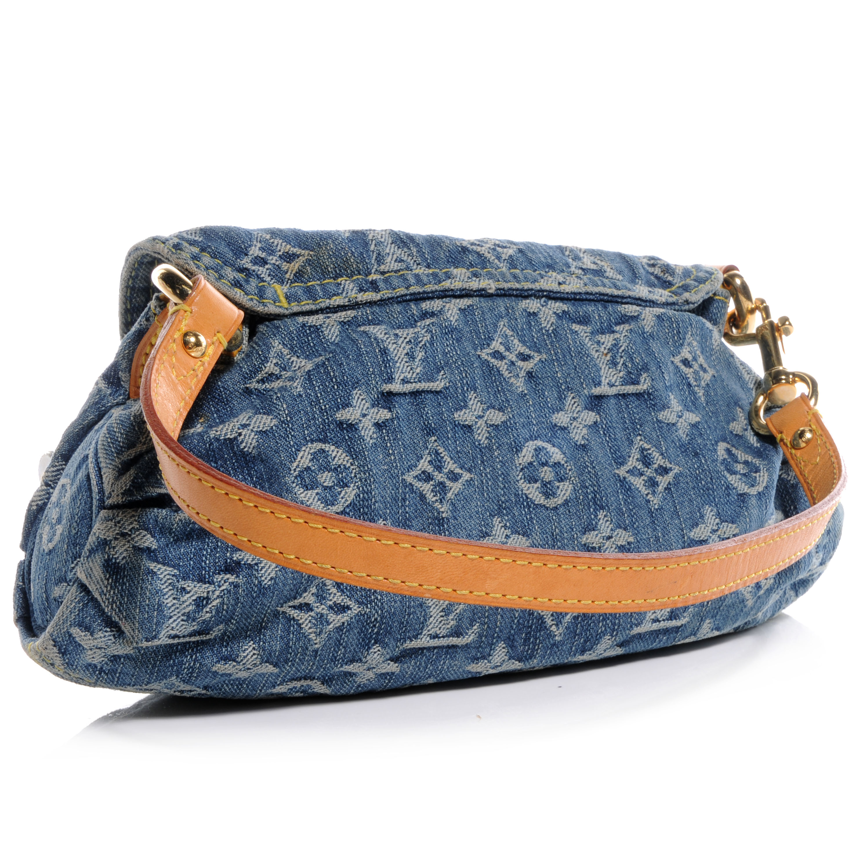 Louis Vuitton Monogram Denim Mini Pleaty Blue 61327 Fashionphile