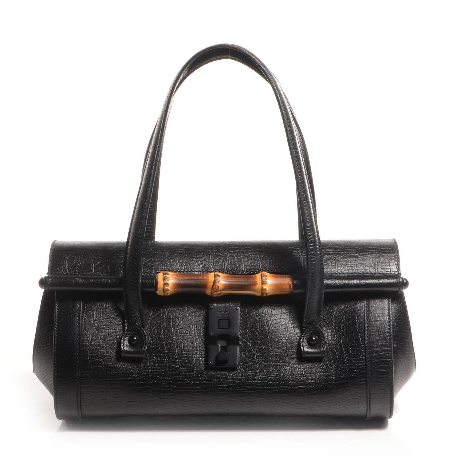 black gucci bamboo bag