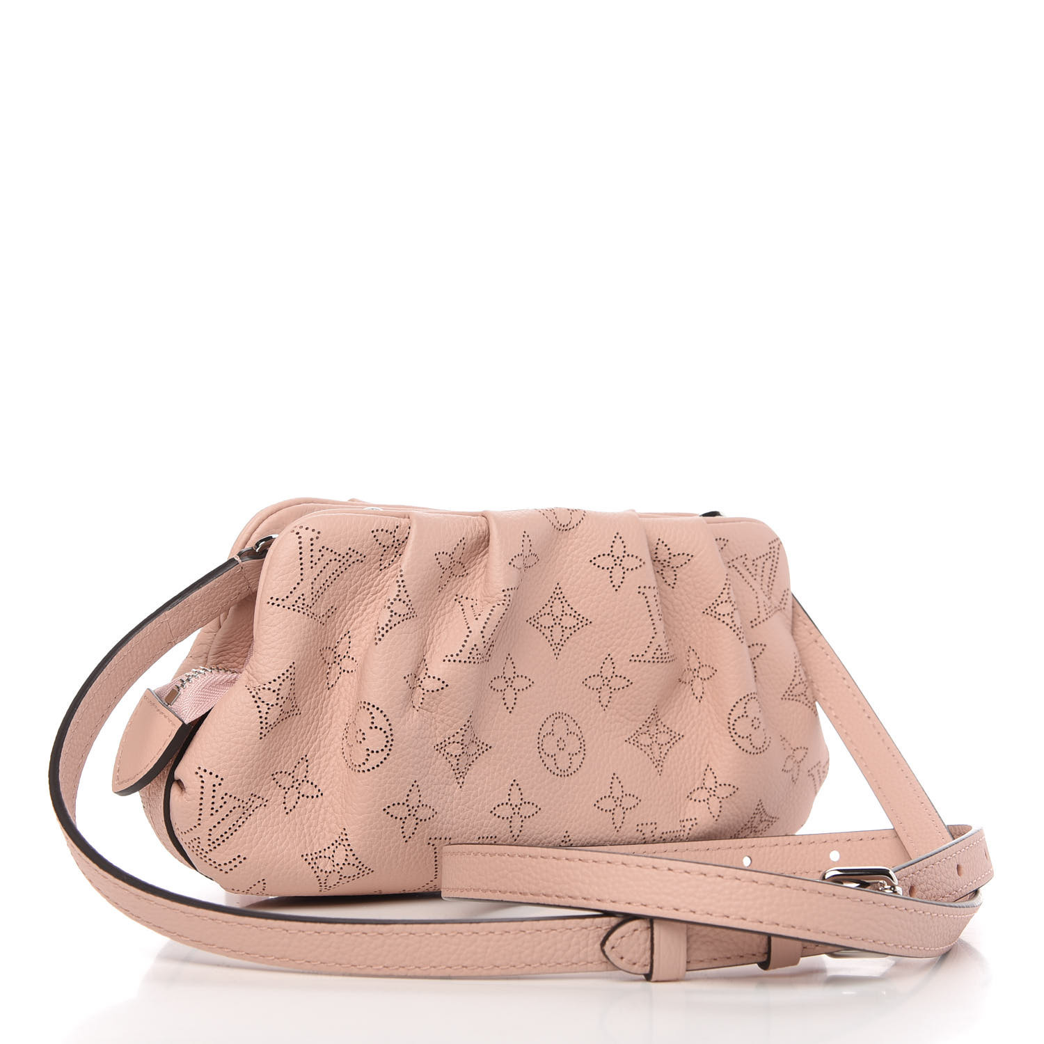 LOUIS VUITTON Mahina Scala Mini Pouch Magnolia 779577 | FASHIONPHILE