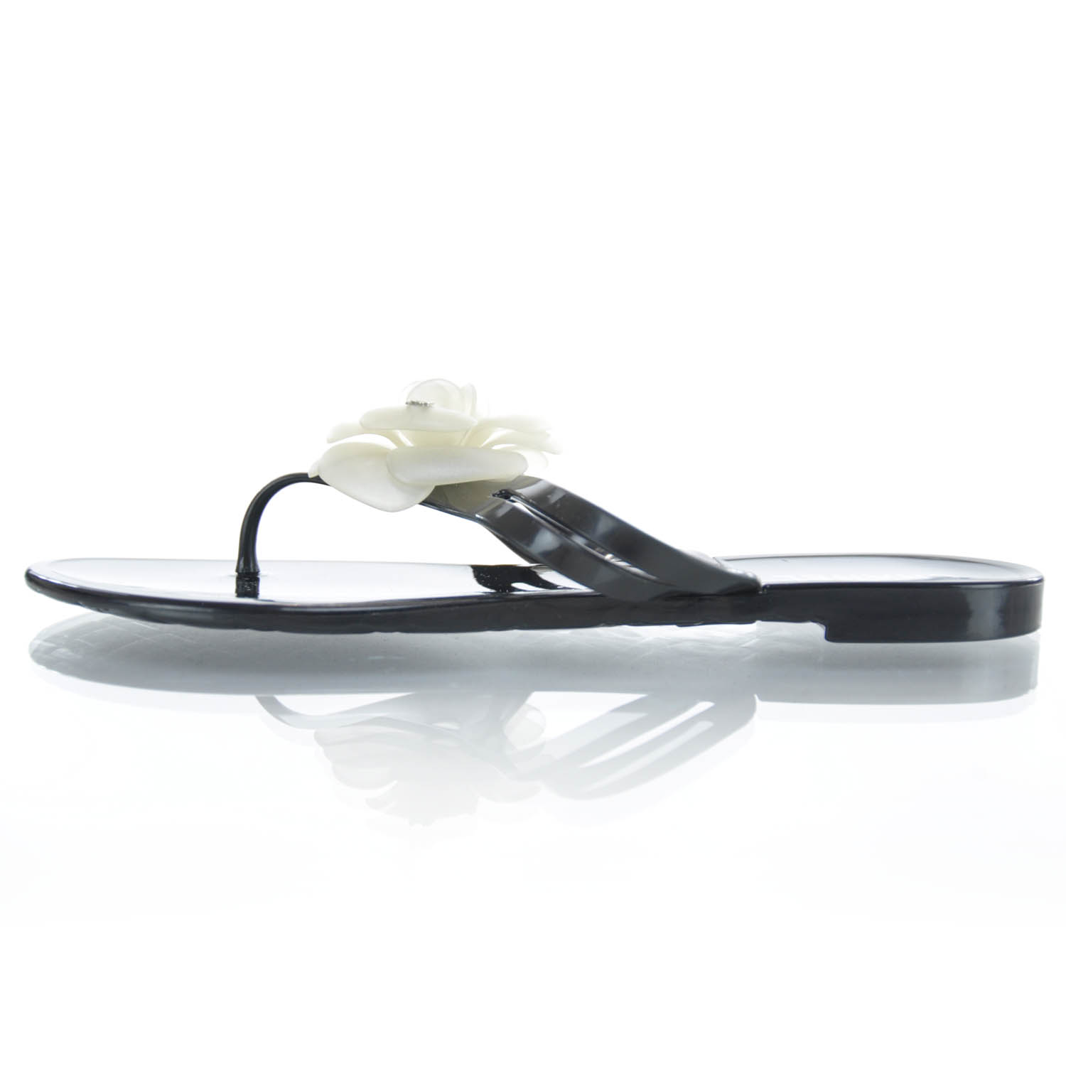 chanel jelly thong sandals