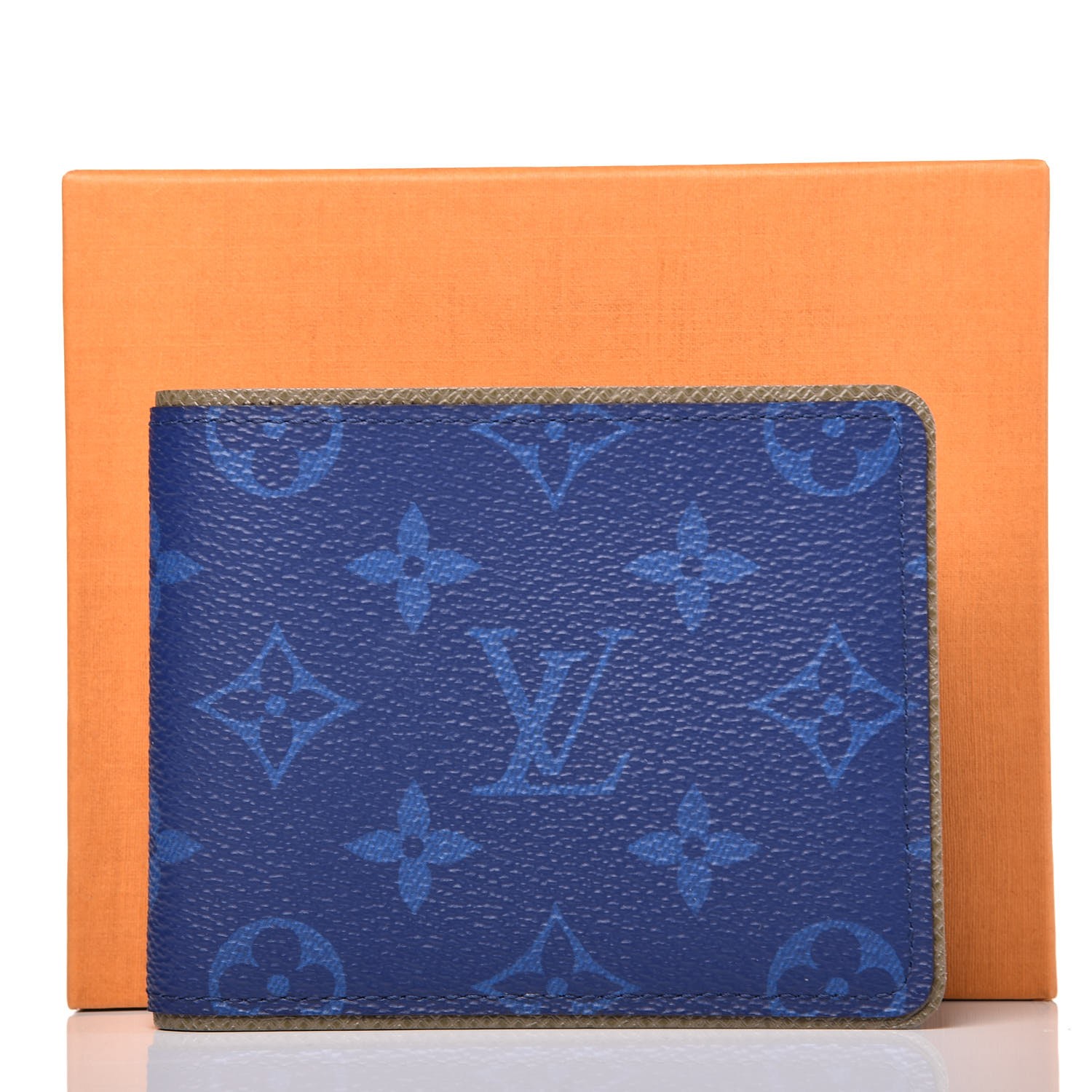 louis vuitton slender wallet blue