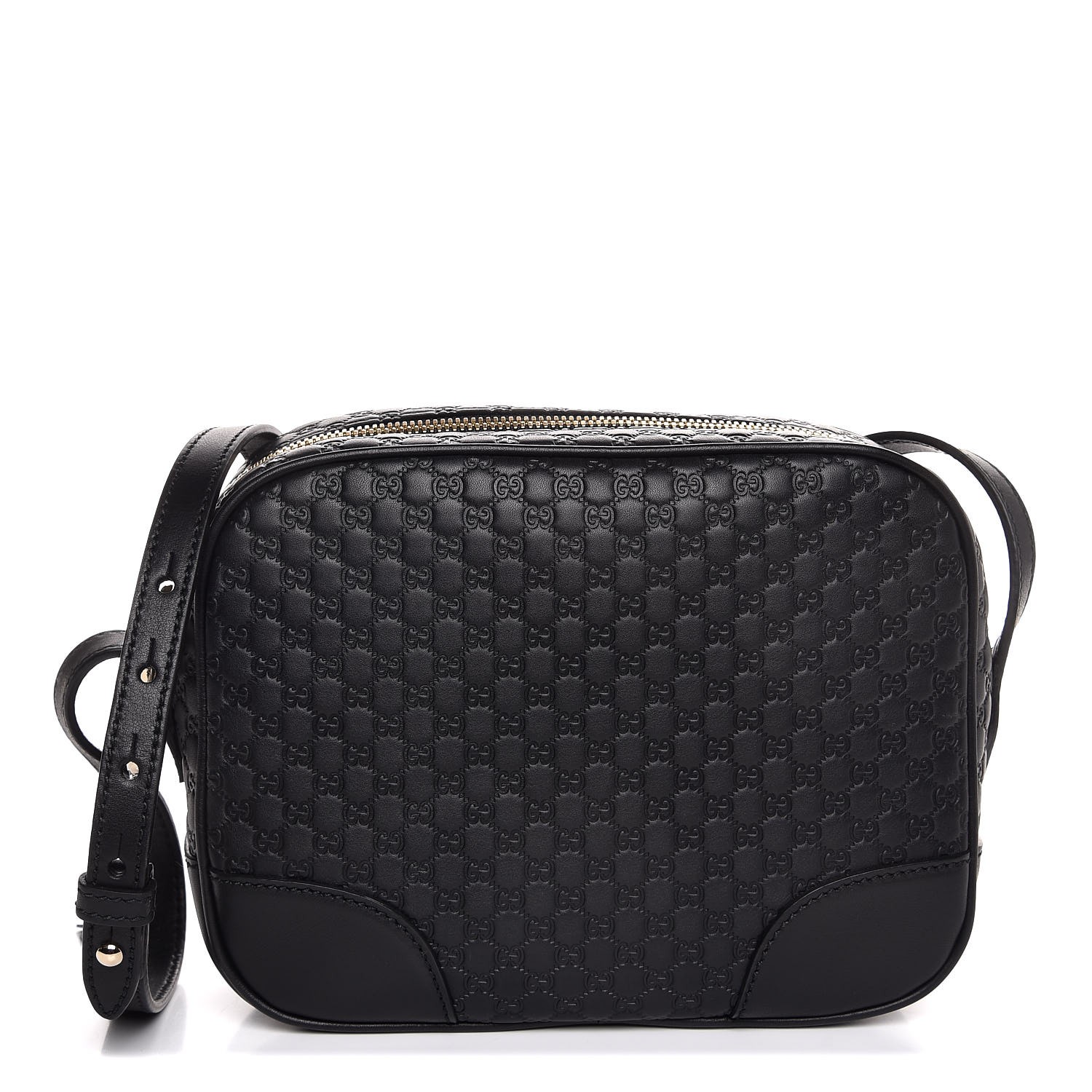 gucci microguccissima mini bree messenger bag black