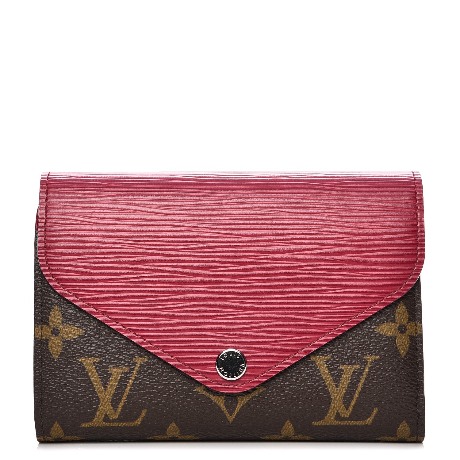 Sold at Auction: LOUIS VUITTON OANGE/ BROWN MARY LOU WALLET