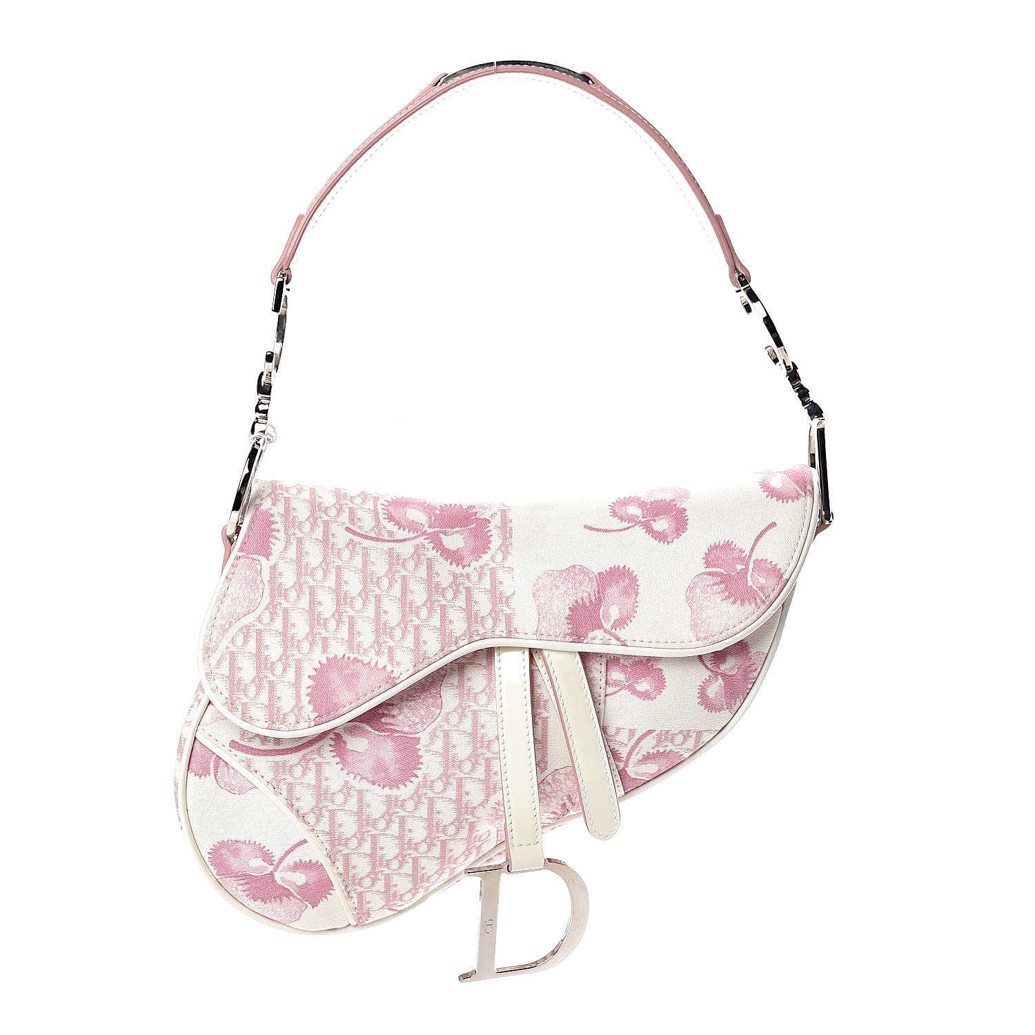 dior floral saddle bag