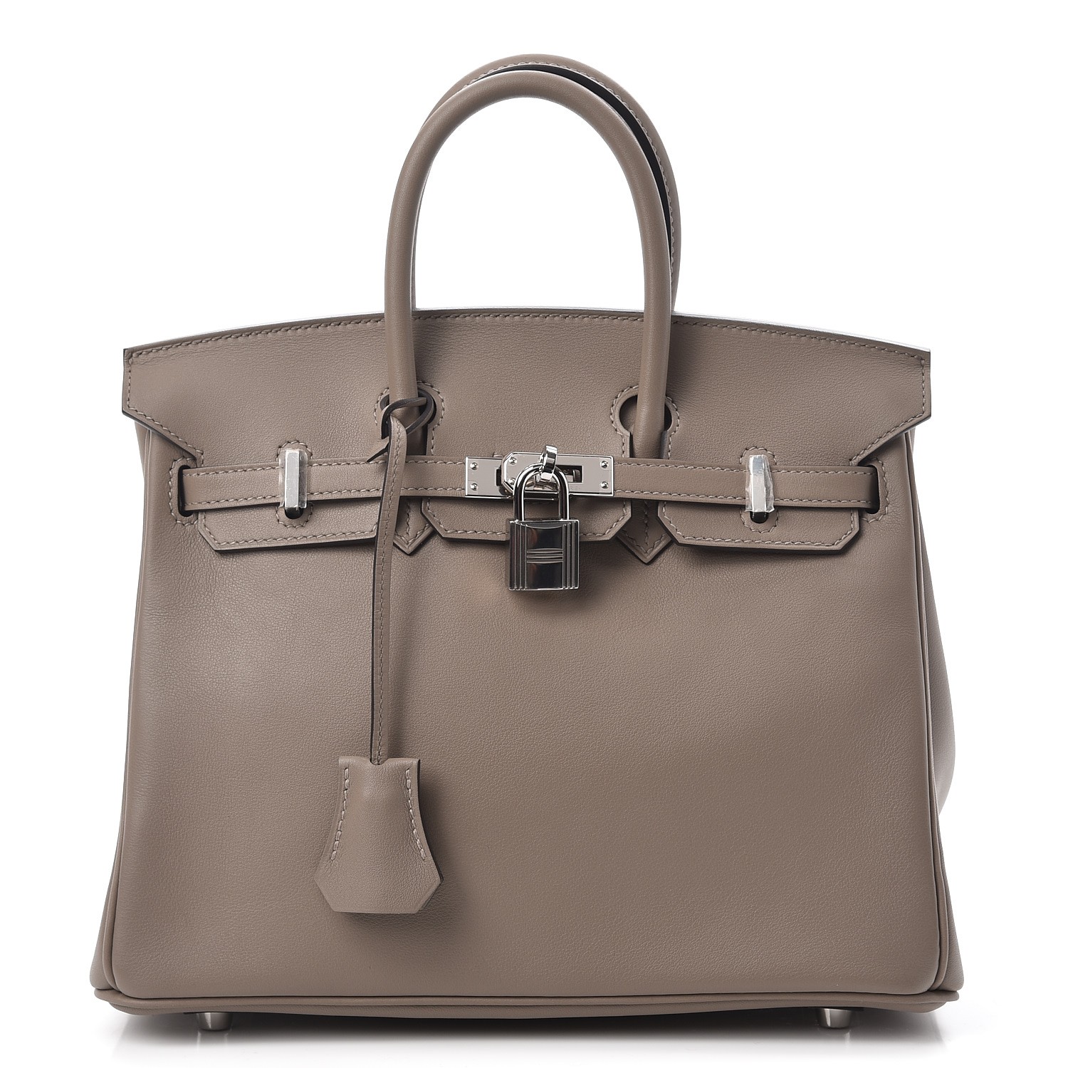 HERMES Swift Birkin 25 Gris Asphalte 238600