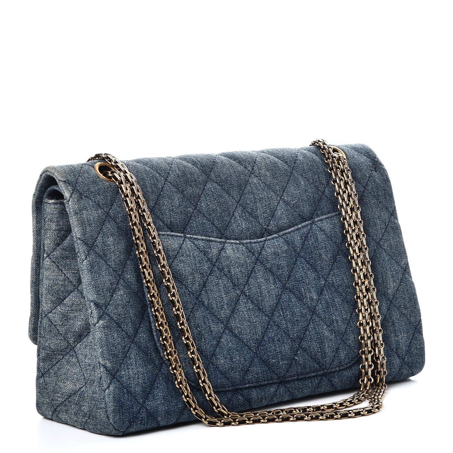 CHANEL Denim Quilted 2.55 Reissue 226 Flap Dark Blue 234887