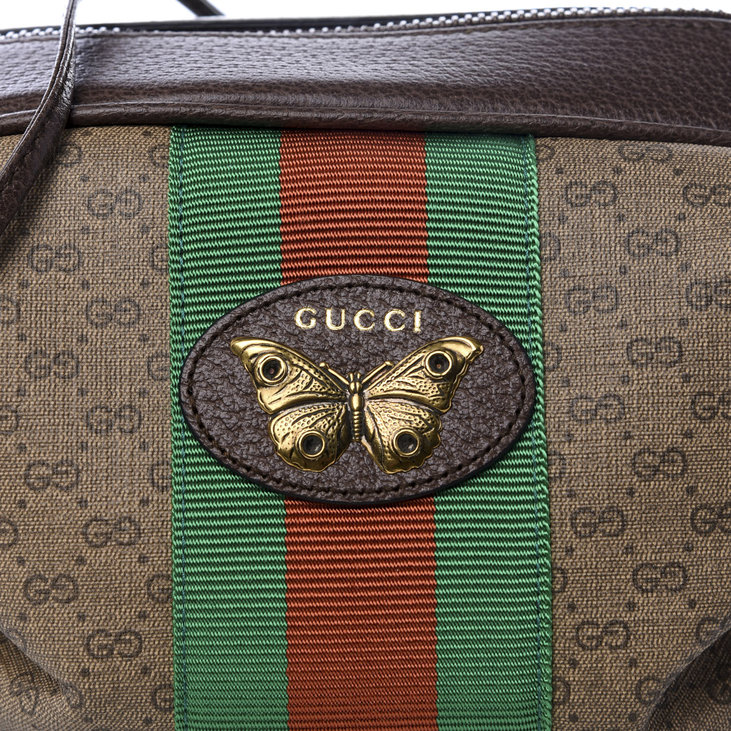 gucci handbag with butterfly