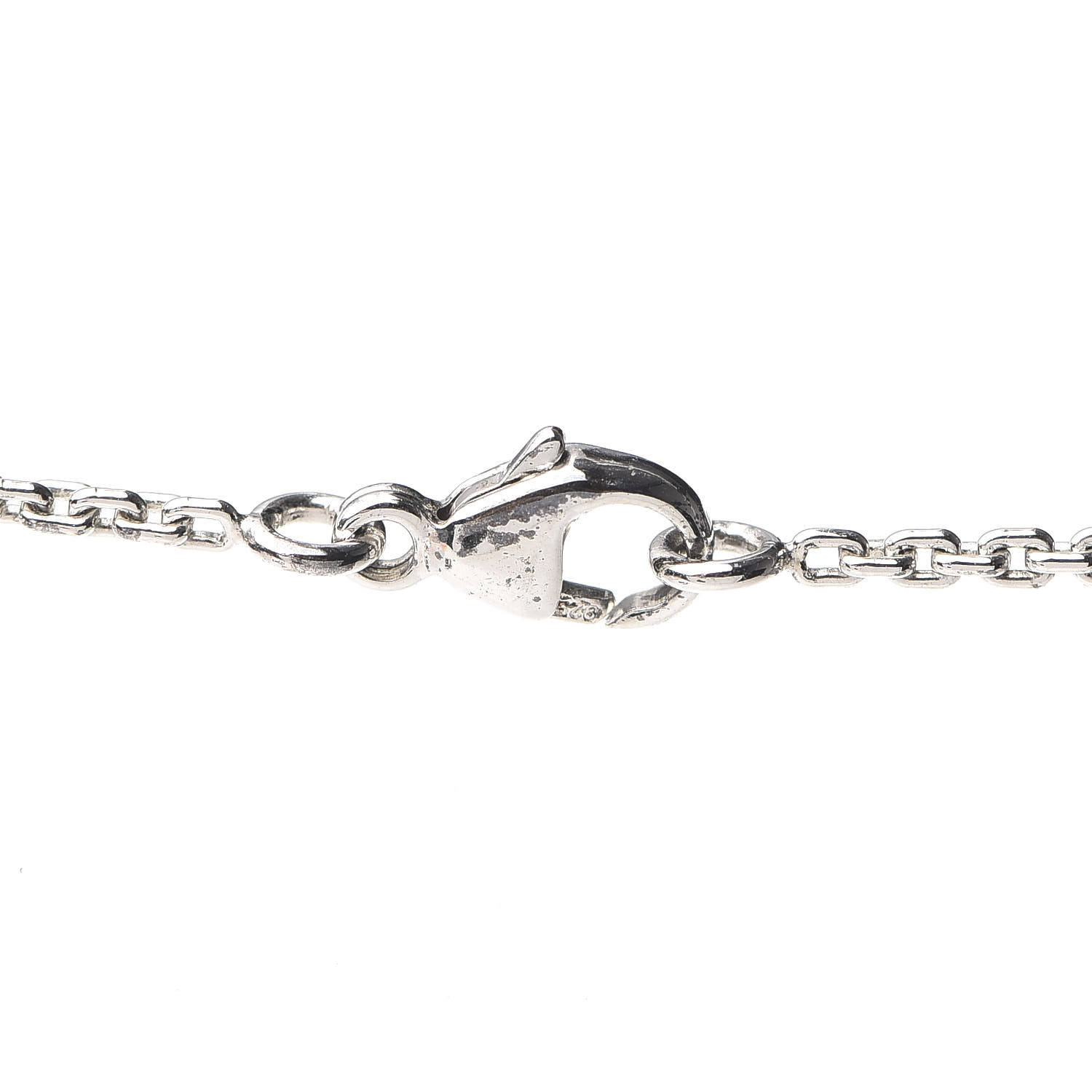 louis vuitton silver lockit necklace price