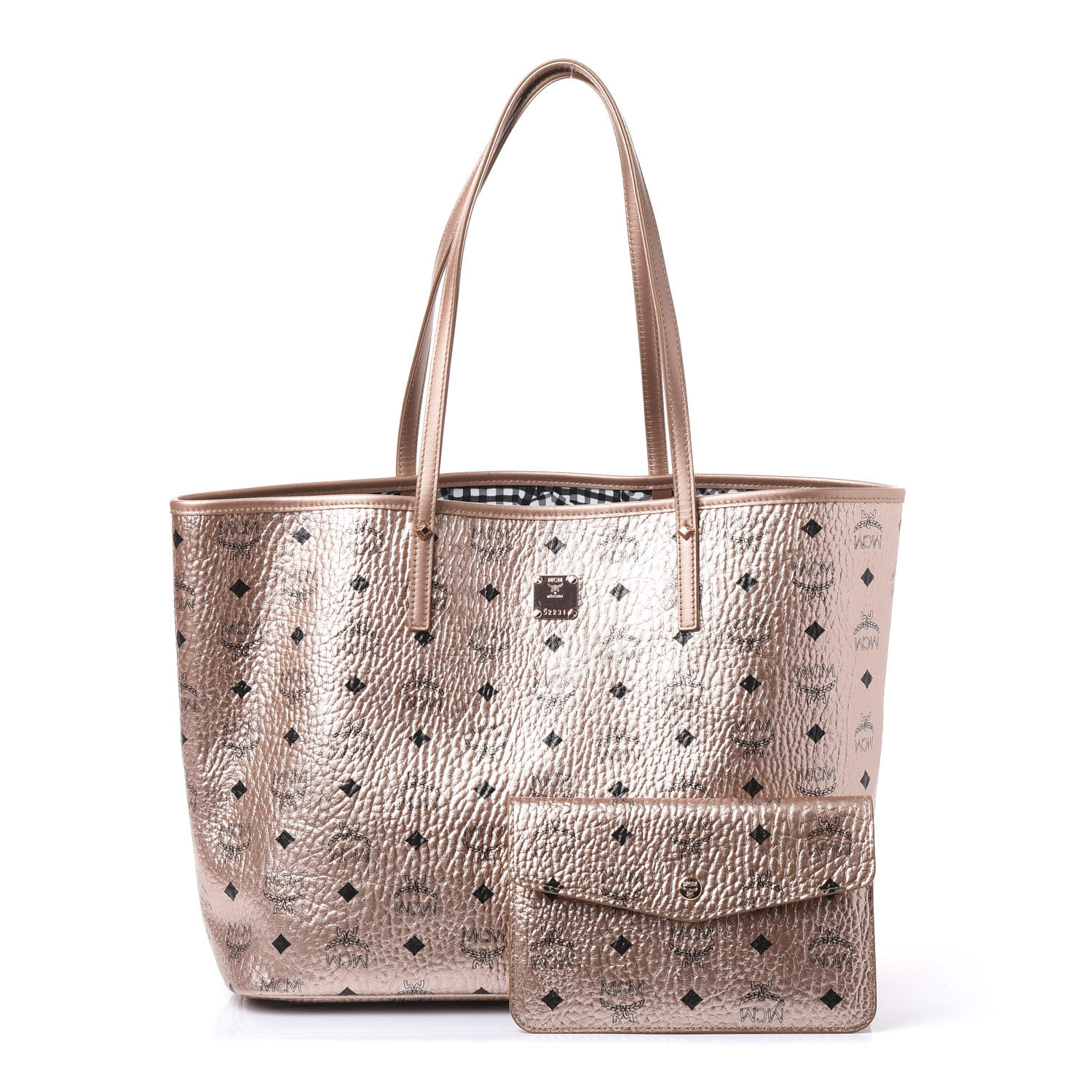 Mcm anya 2025 shopper in visetos