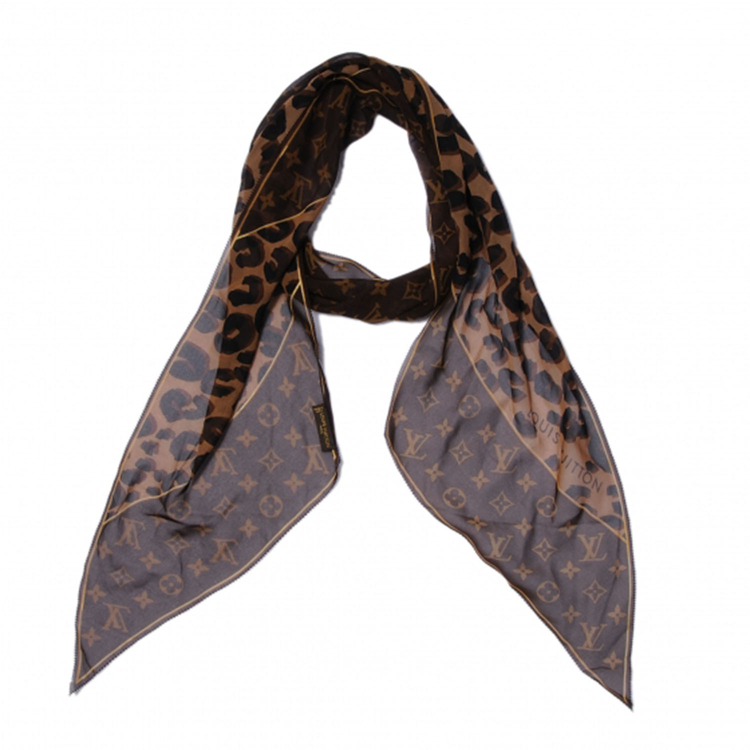 Buy Free Shipping Supreme Supreme 17AW × LOUIS VUITTON Louis Vuitton LV  Monogram Scarf Monogram Cashmere Blend Scarf Muffler Brown [New and Old]  [Unused] [Used] from Japan - Buy authentic Plus exclusive