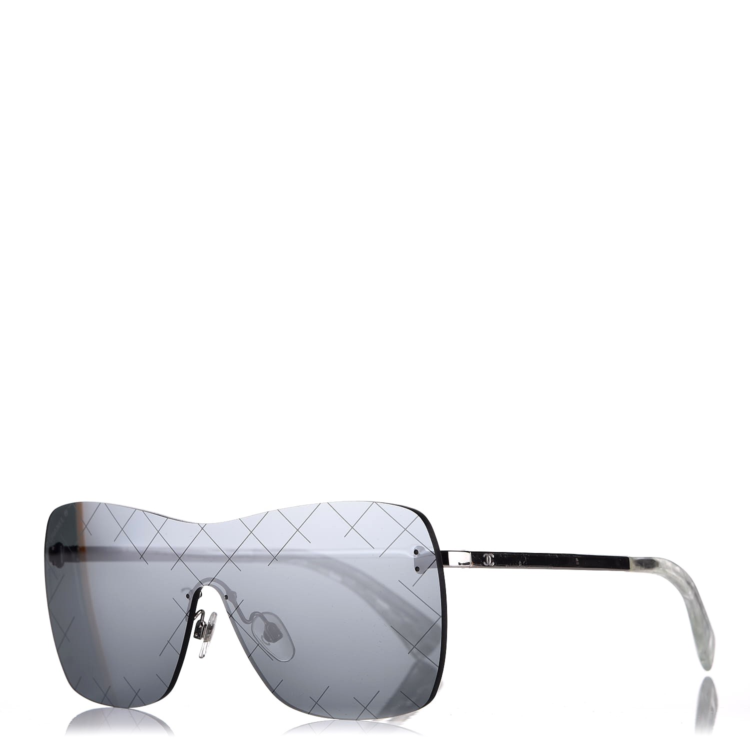 chanel shield runway sunglasses