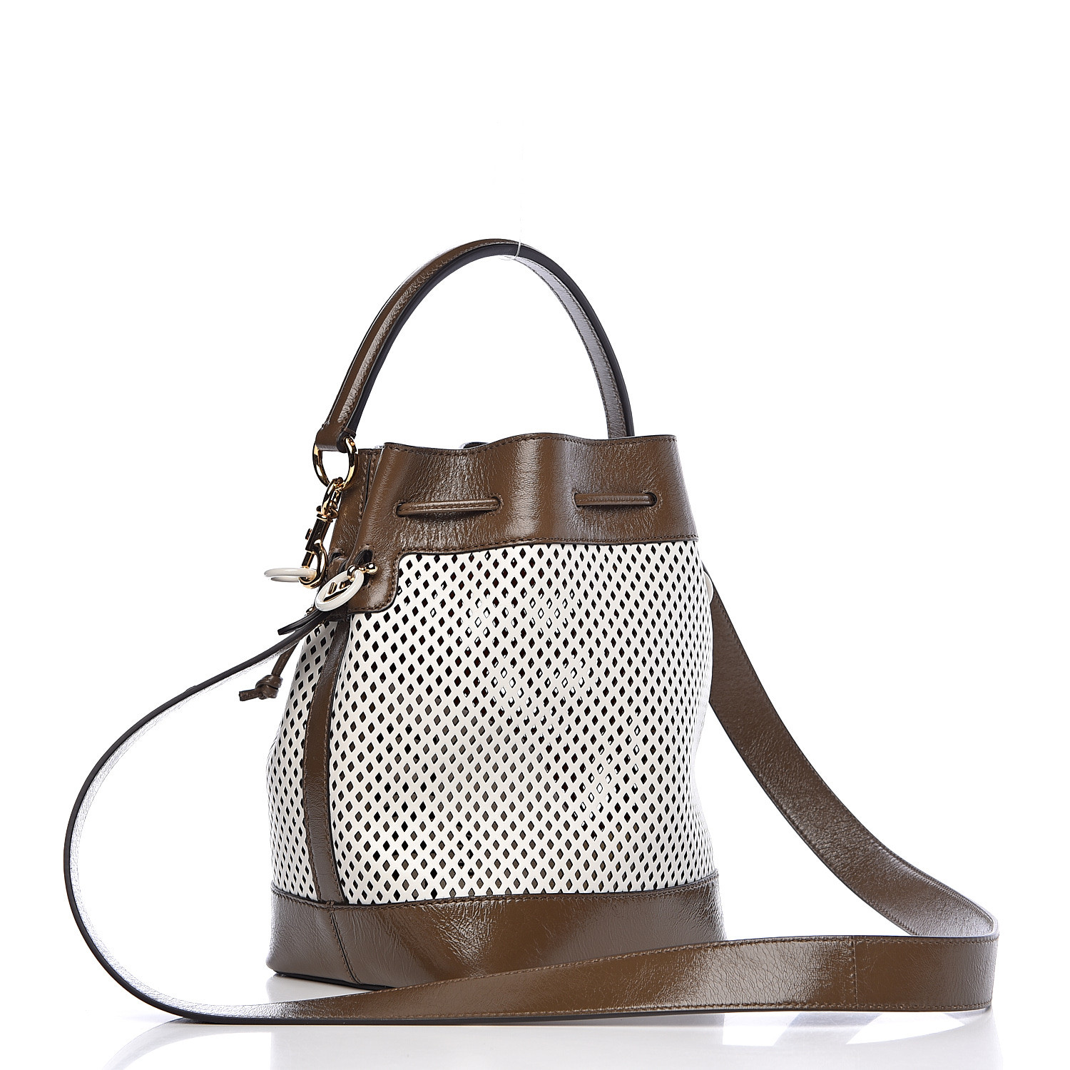 fendi perforated bucket bag