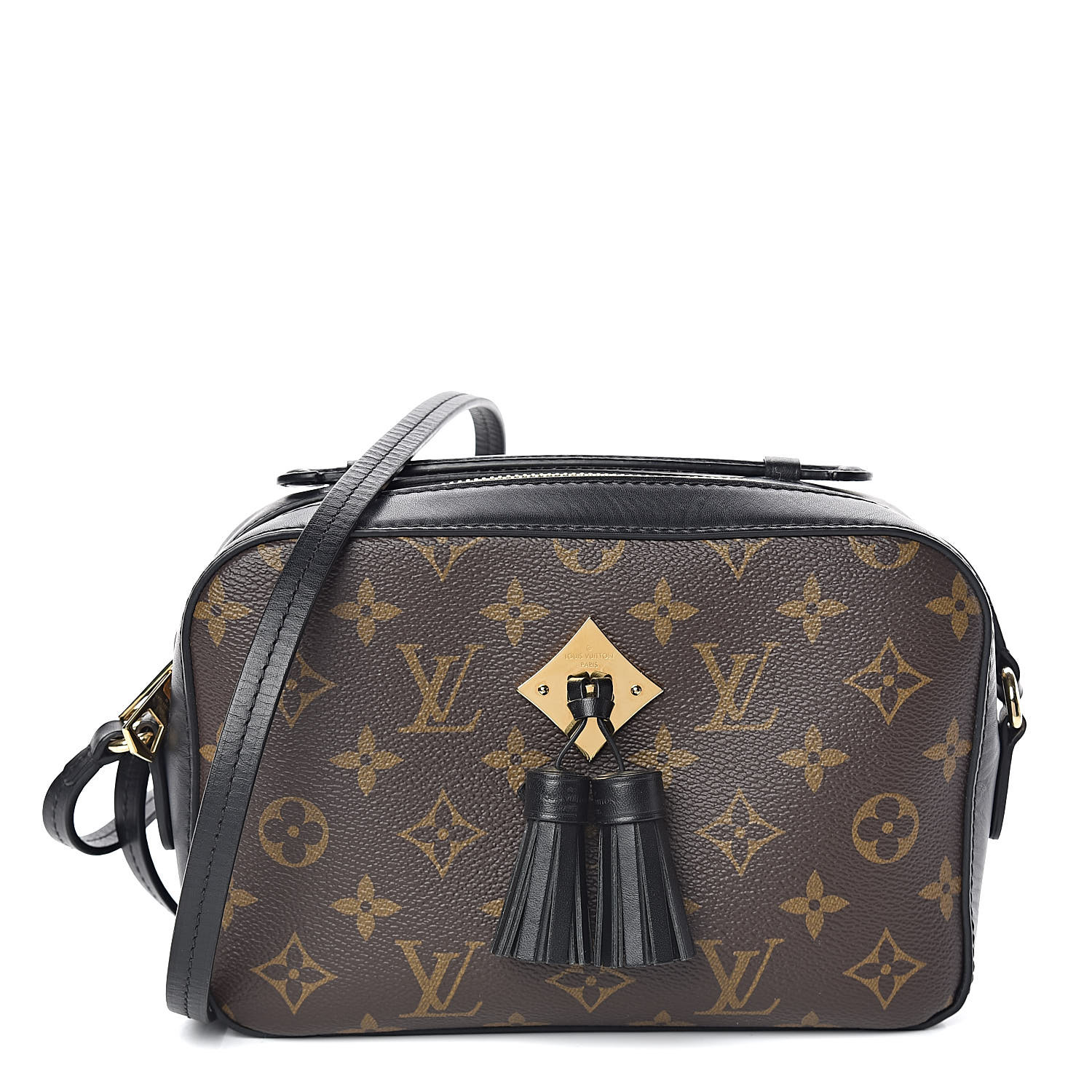 louis vuitton monogram saintonge black