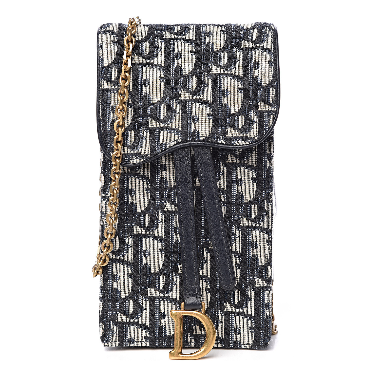 dior saddle oblique clutch