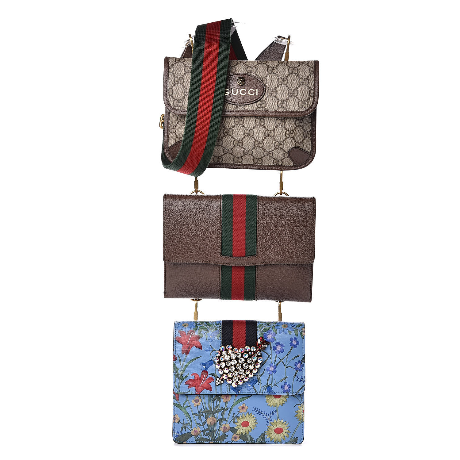 gucci 3 piece bag