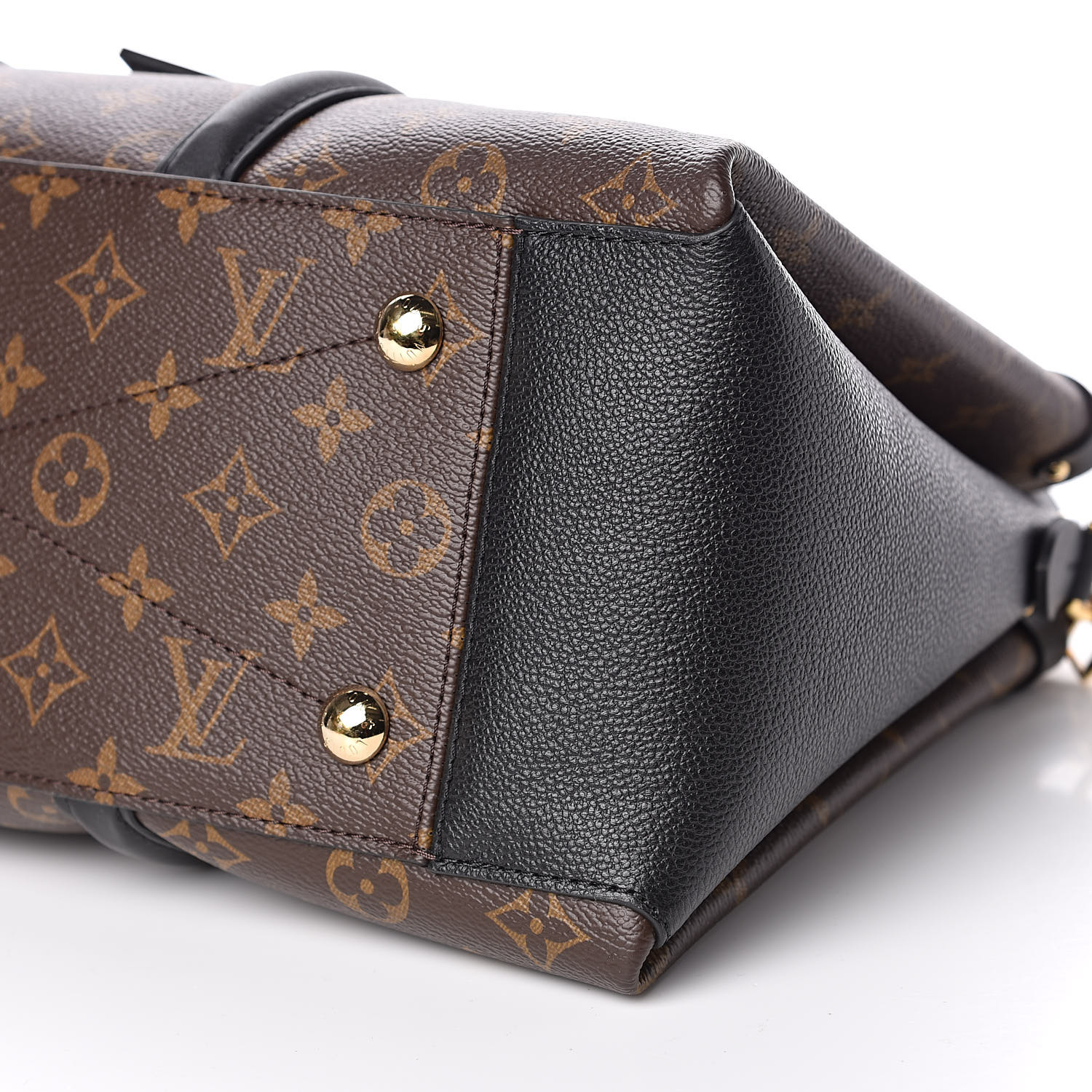 LOUIS VUITTON Monogram Soufflot MM Black 515093