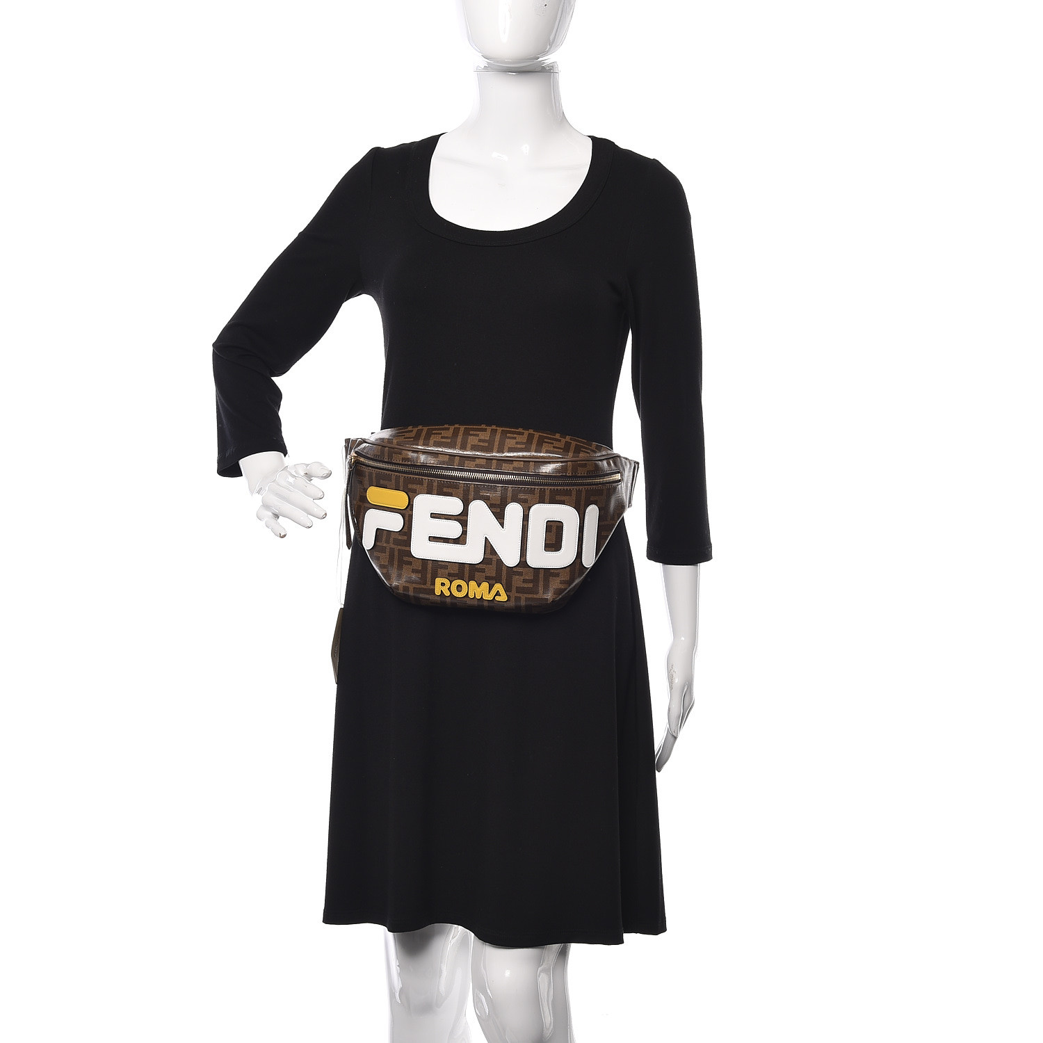 fendi fila waist bag