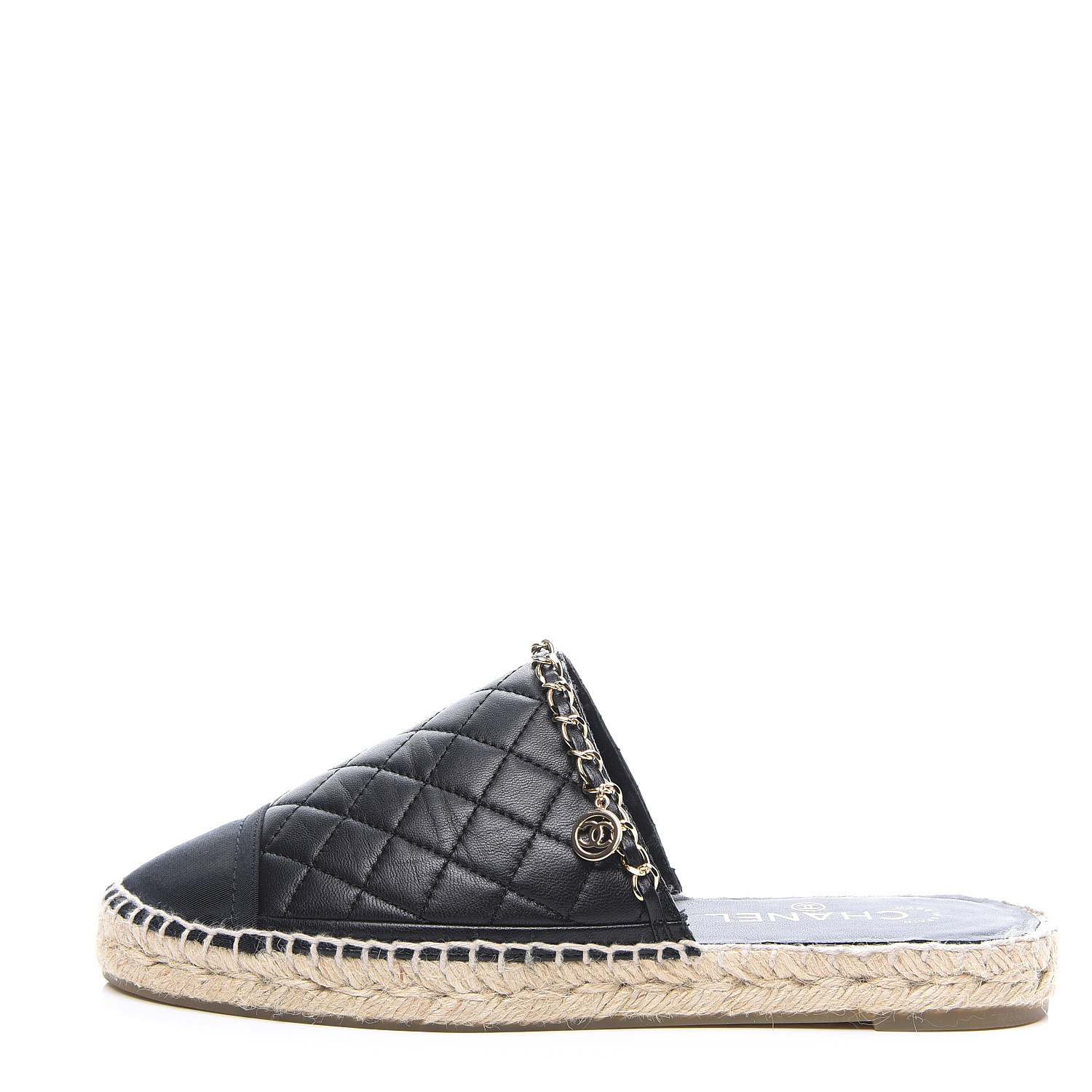 chanel grosgrain mules