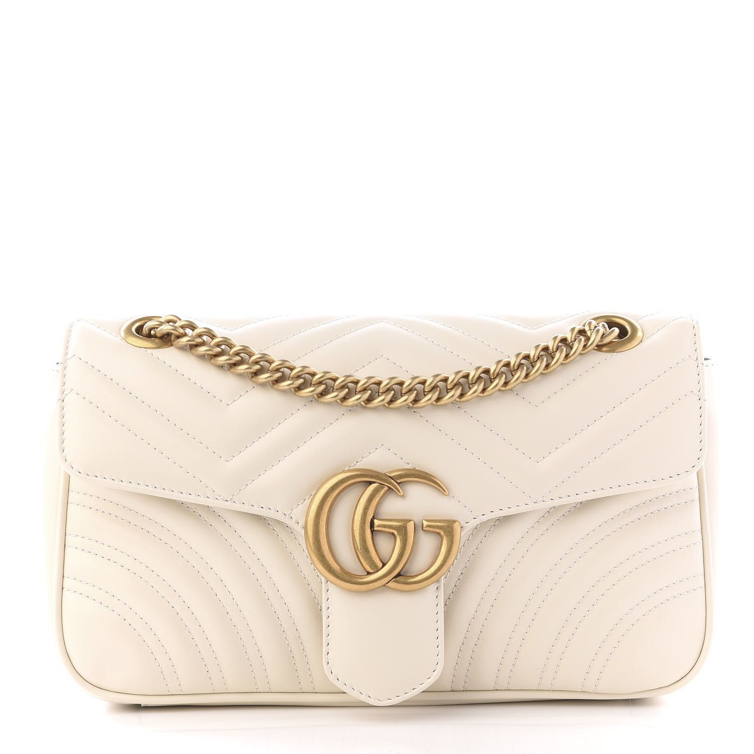 gg marmont small shoulder bag white