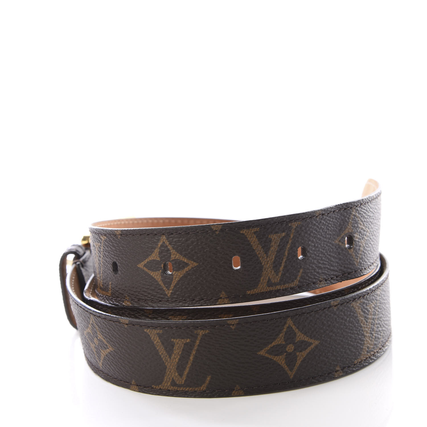 LOUIS VUITTON Monogram Ellipse Belt 95 38 576772