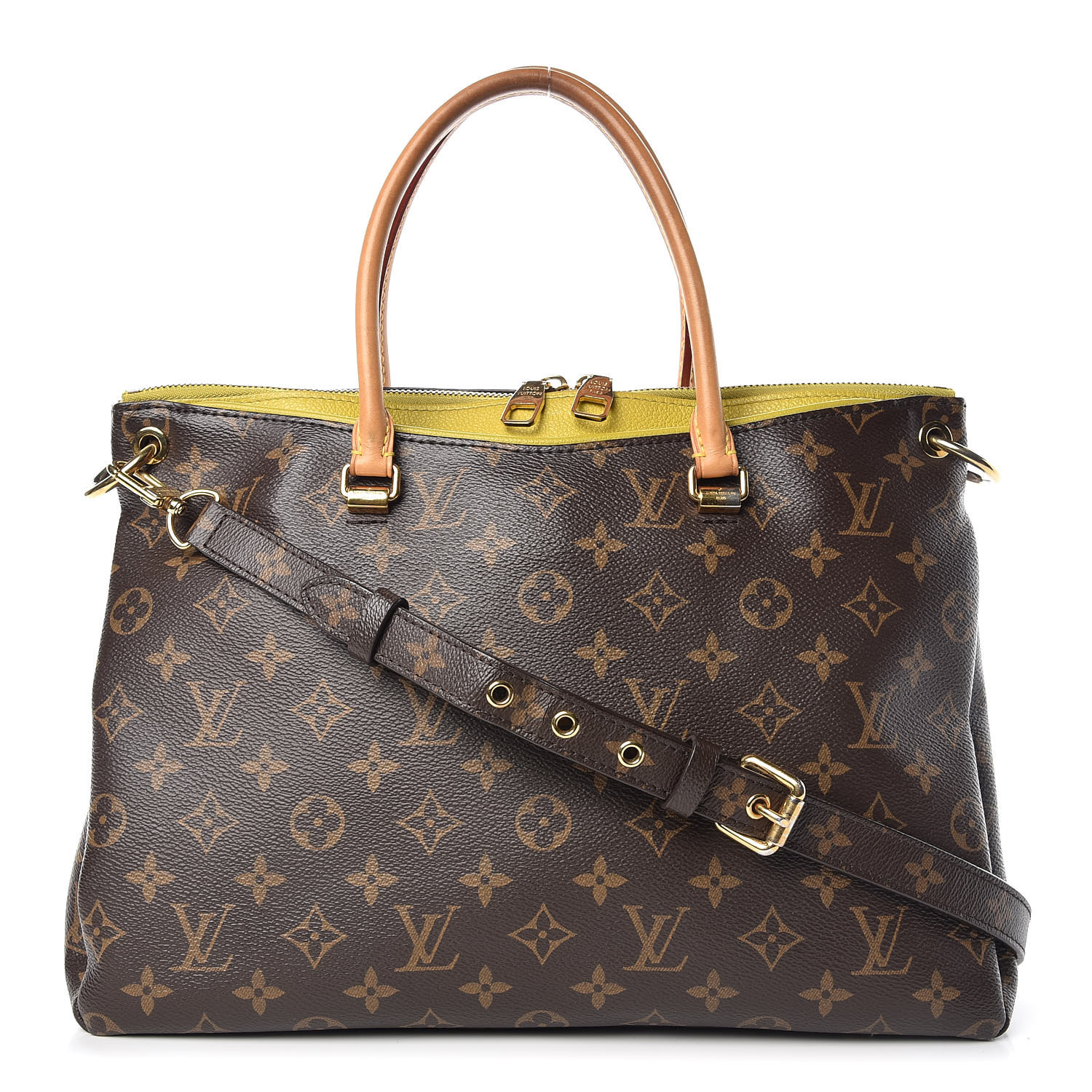 LOUIS VUITTON Monogram Pallas Pistache 375031