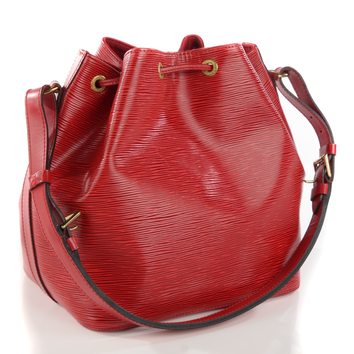 LOUIS VUITTON Epi Petit Noe Red 122206