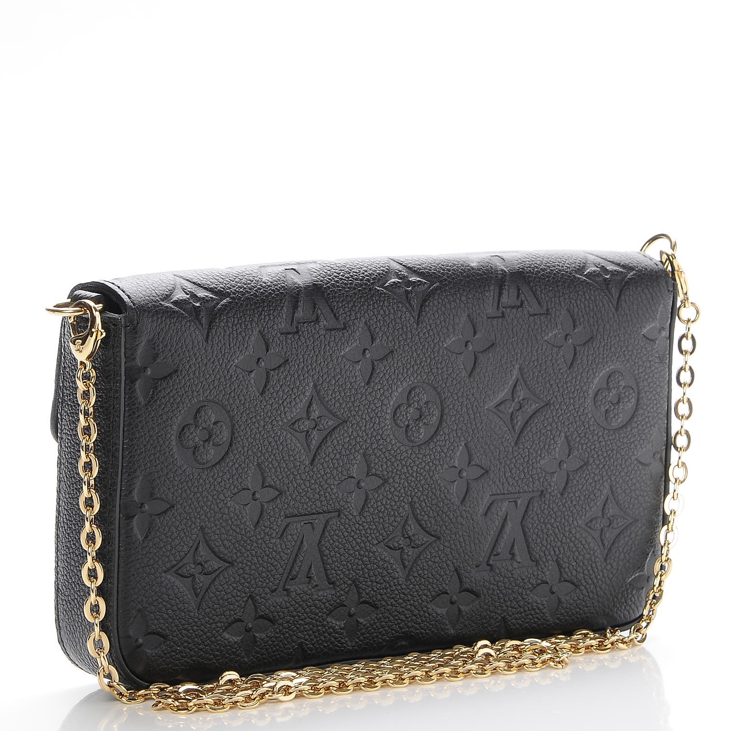 LOUIS VUITTON POCHETTE FELICIE UNBOXING  BLACK MONOGRAM EMPREINTE LEATHER  - I'm in love! 