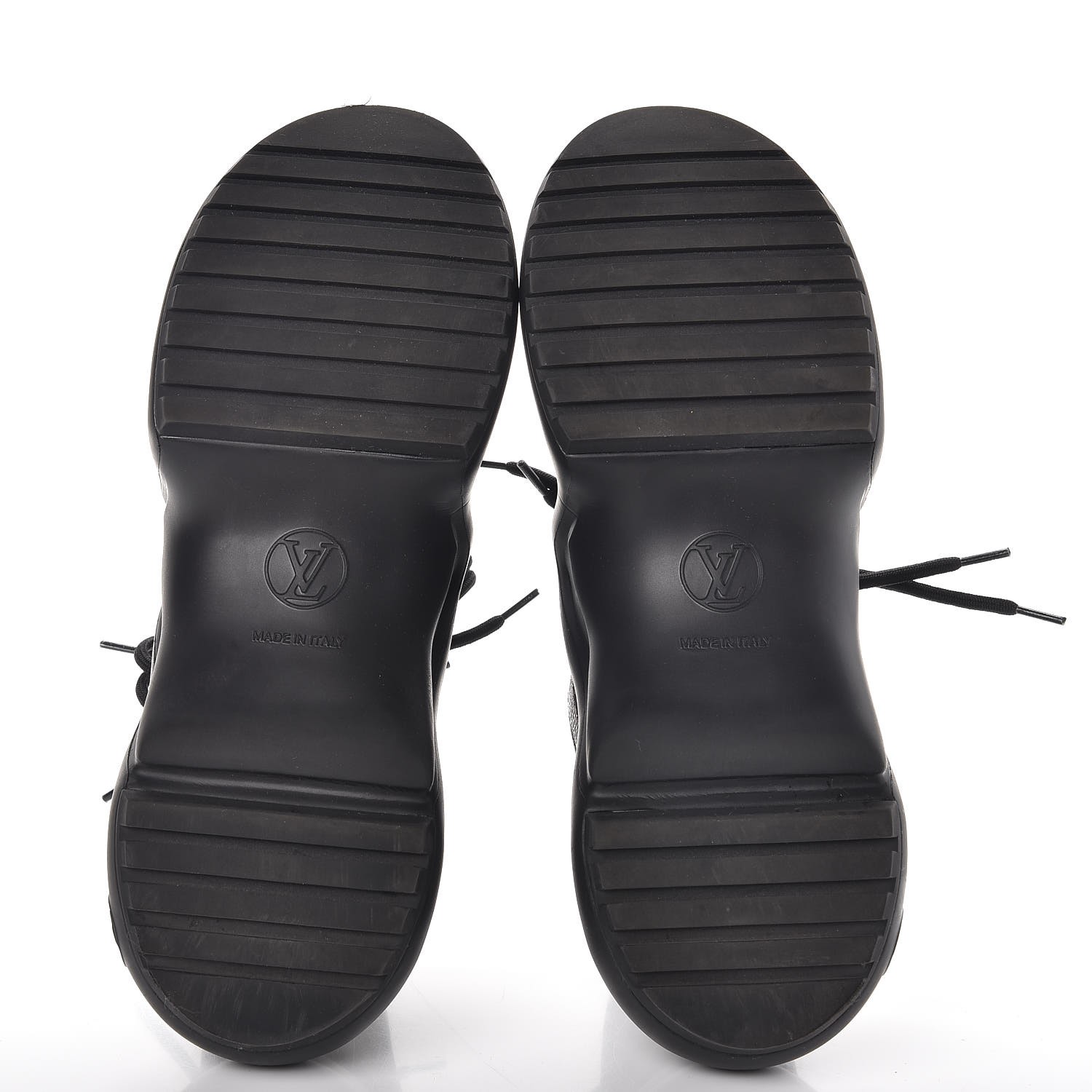 LOUIS VUITTON Patent Monogram LV Archlight Sneakers 37.5 Noir Black 278643