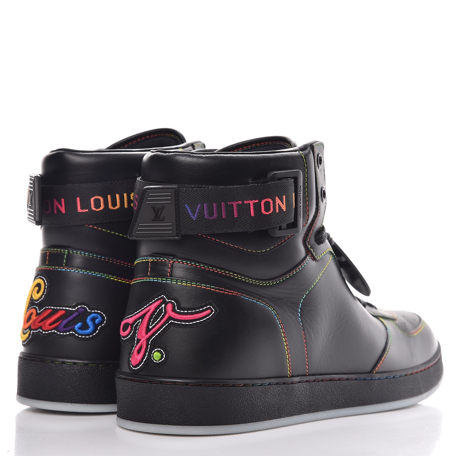 Louis Vuitton Rivoli Sneaker Boot, Black, 8.5