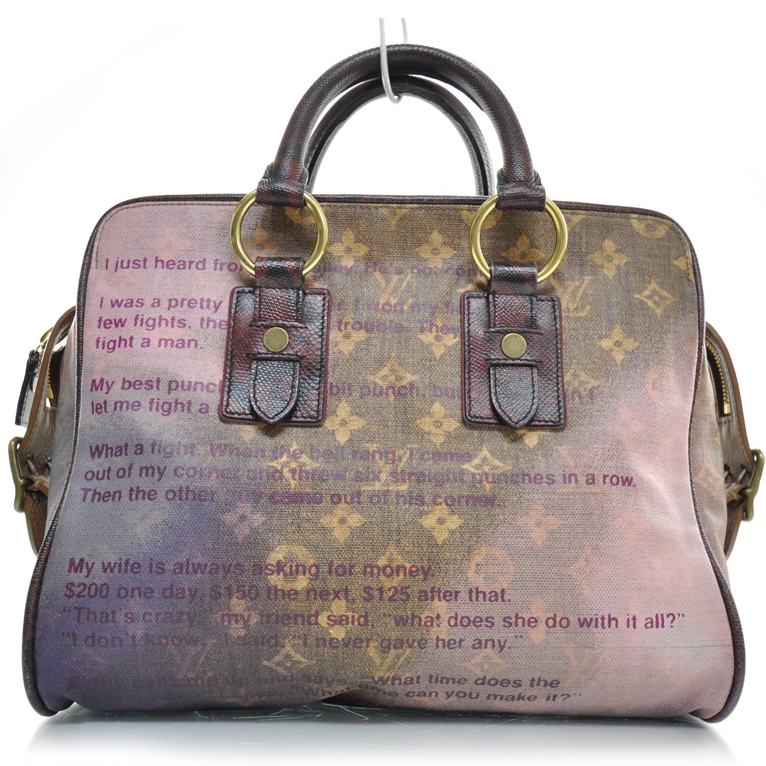 Louis Vuitton Monogram and Karung Trim Limited Edition Richard Prince  Mancrazy Jokes Bag Louis Vuitton | The Luxury Closet