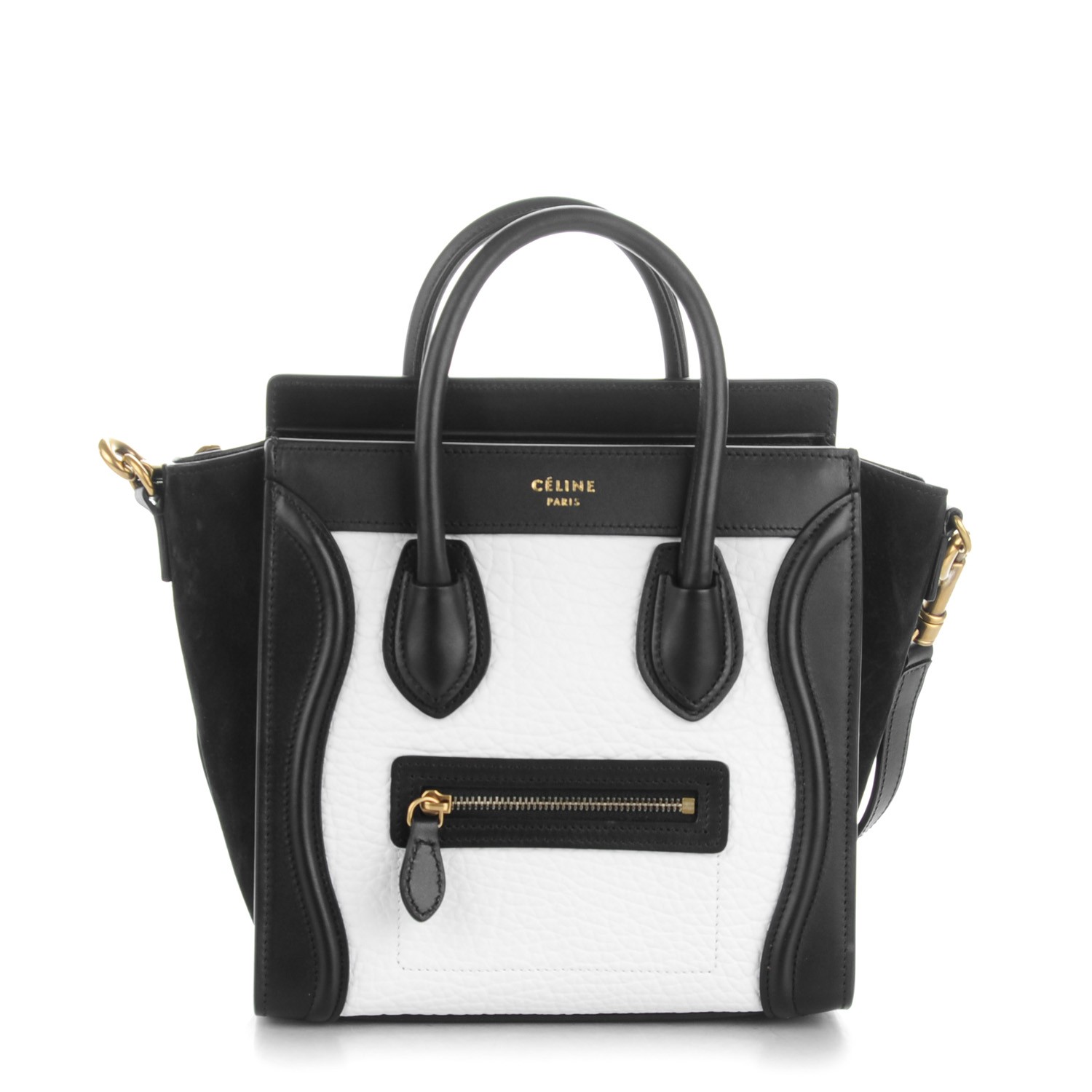 celine nano bag black