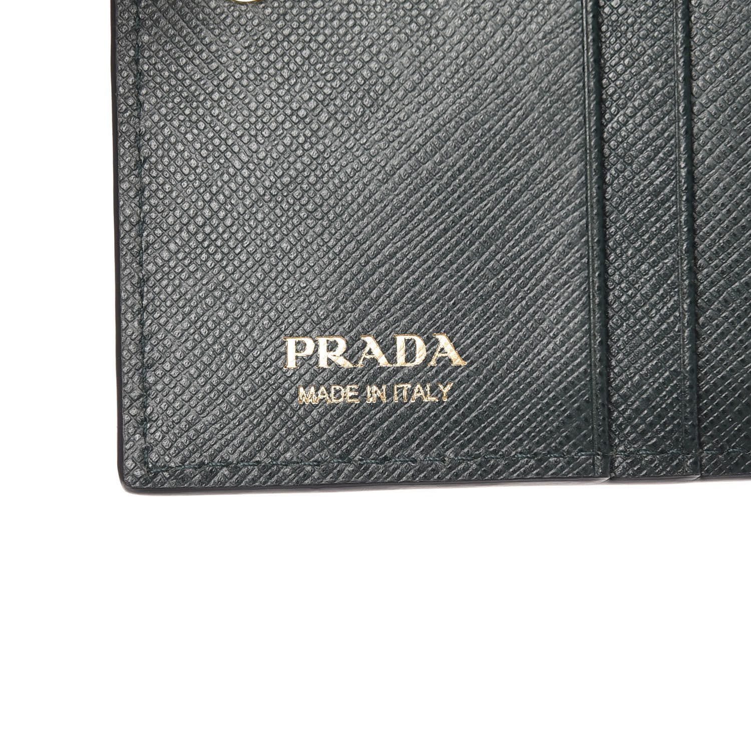 PRADA Saffiano Floral Print Card Holder Multicolor 354526 | FASHIONPHILE