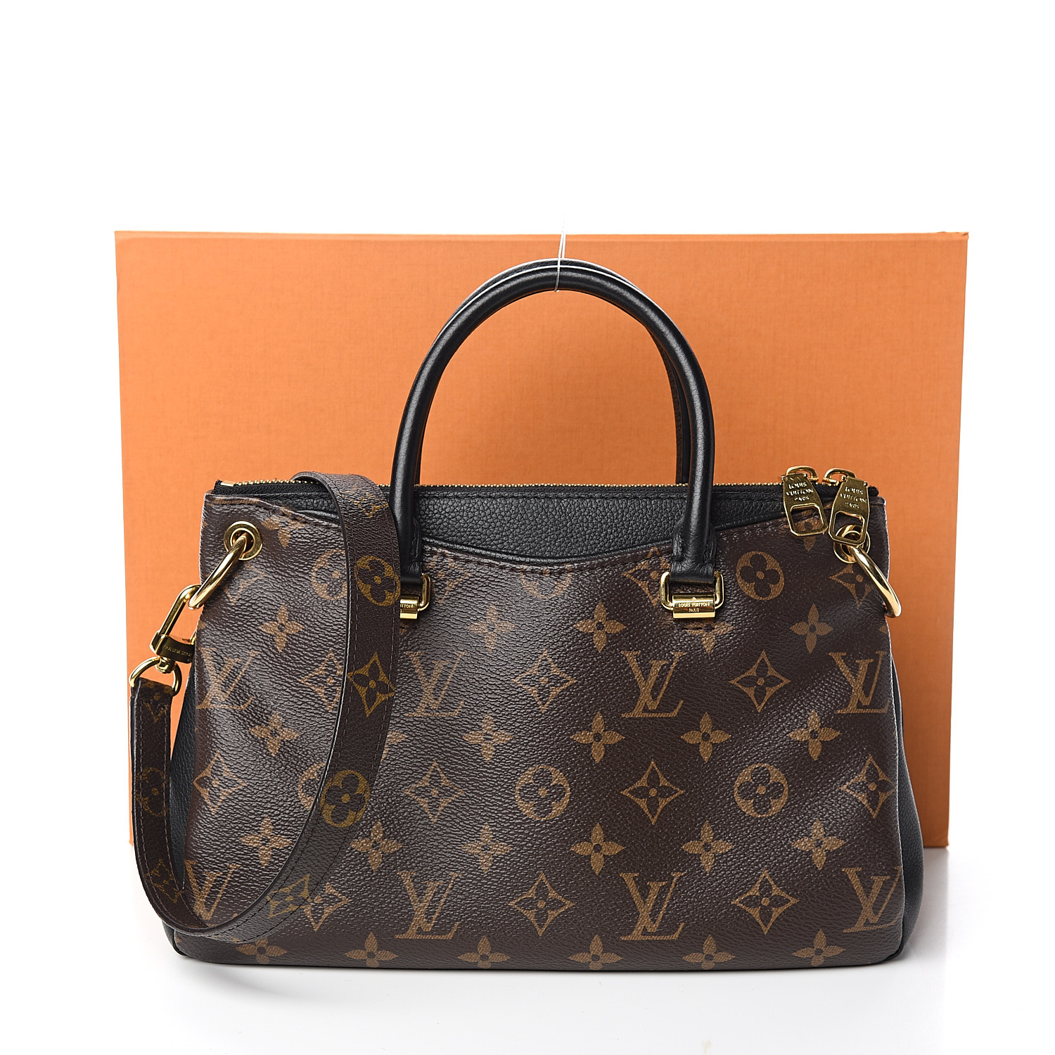 louis vuitton monogram pallas full bb black