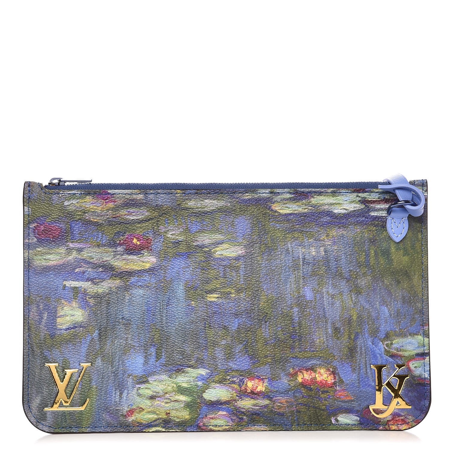 Louis Vuitton Pochette Clutch Limited Edition Jeff Koons Monet Print Canvas