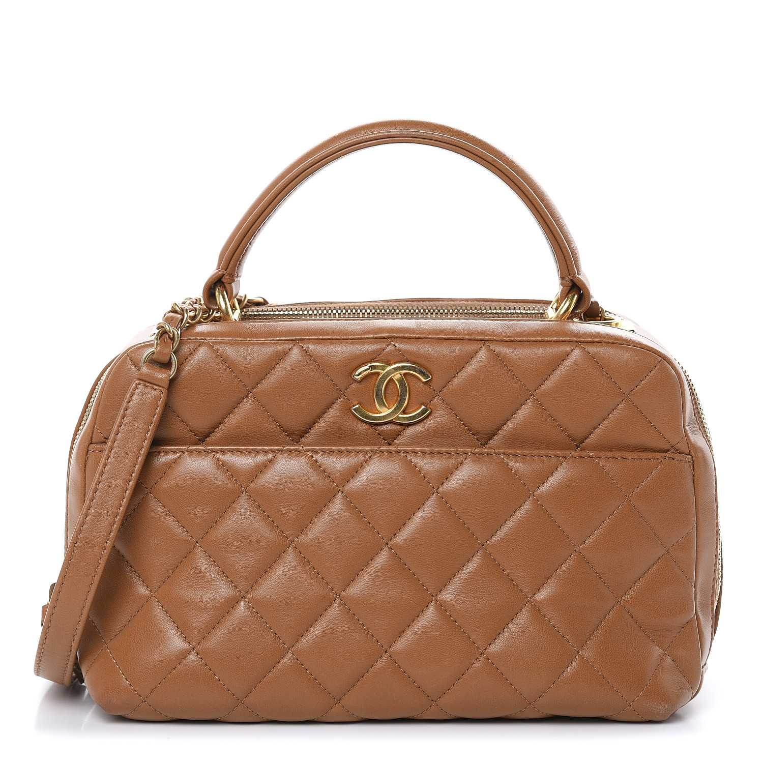 camel brown chanel bag