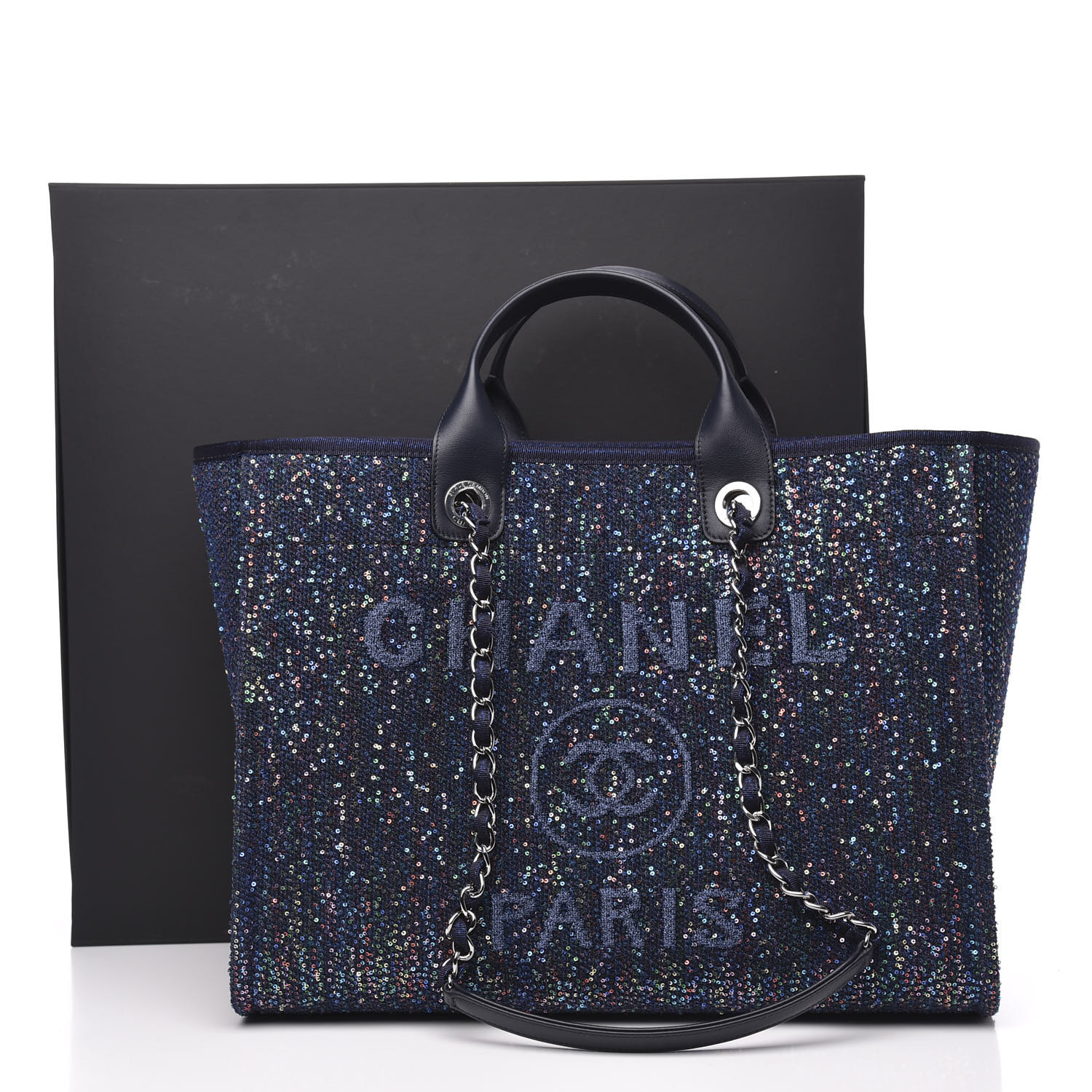 Chanel deauville 2024 sequin tote