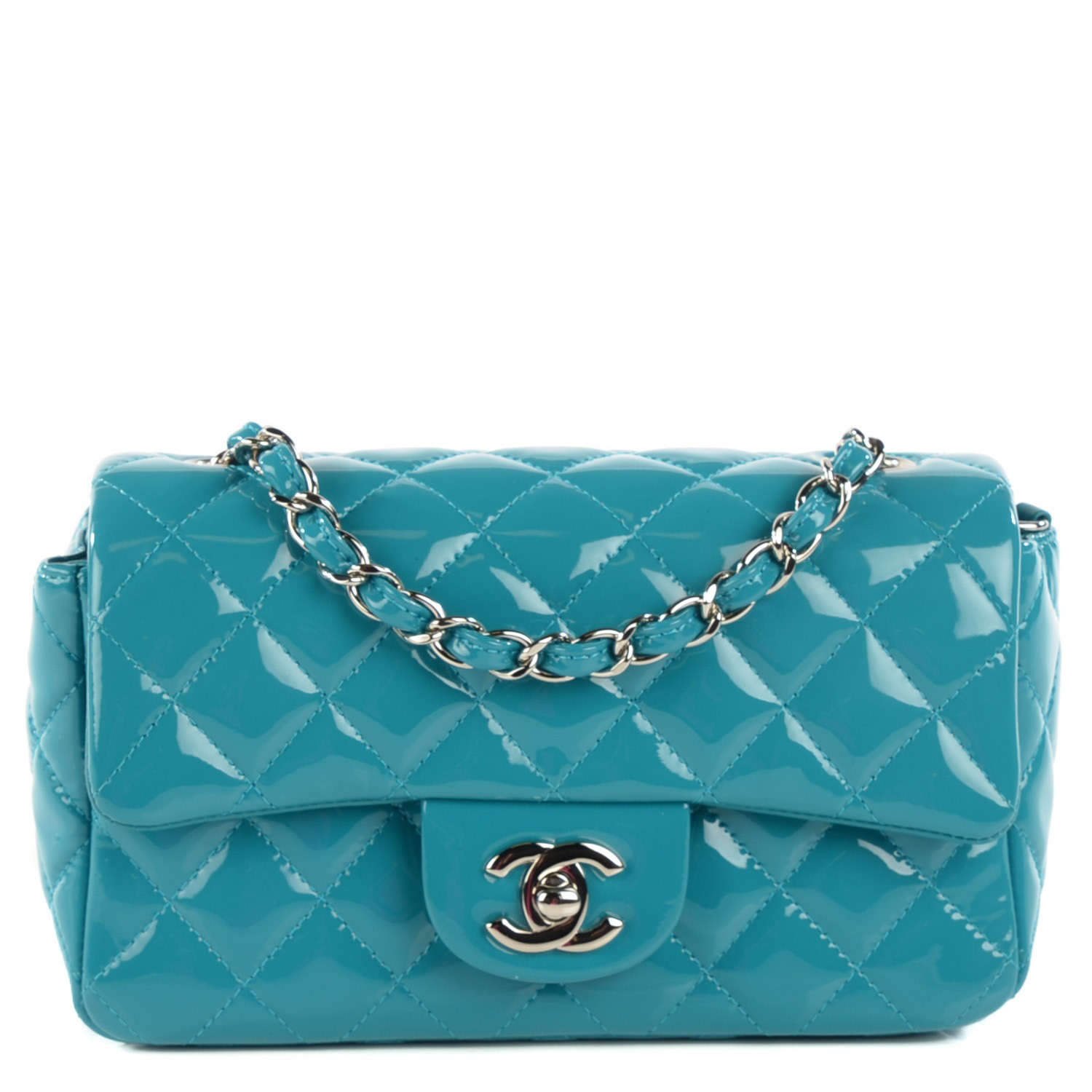 chanel mini turquoise