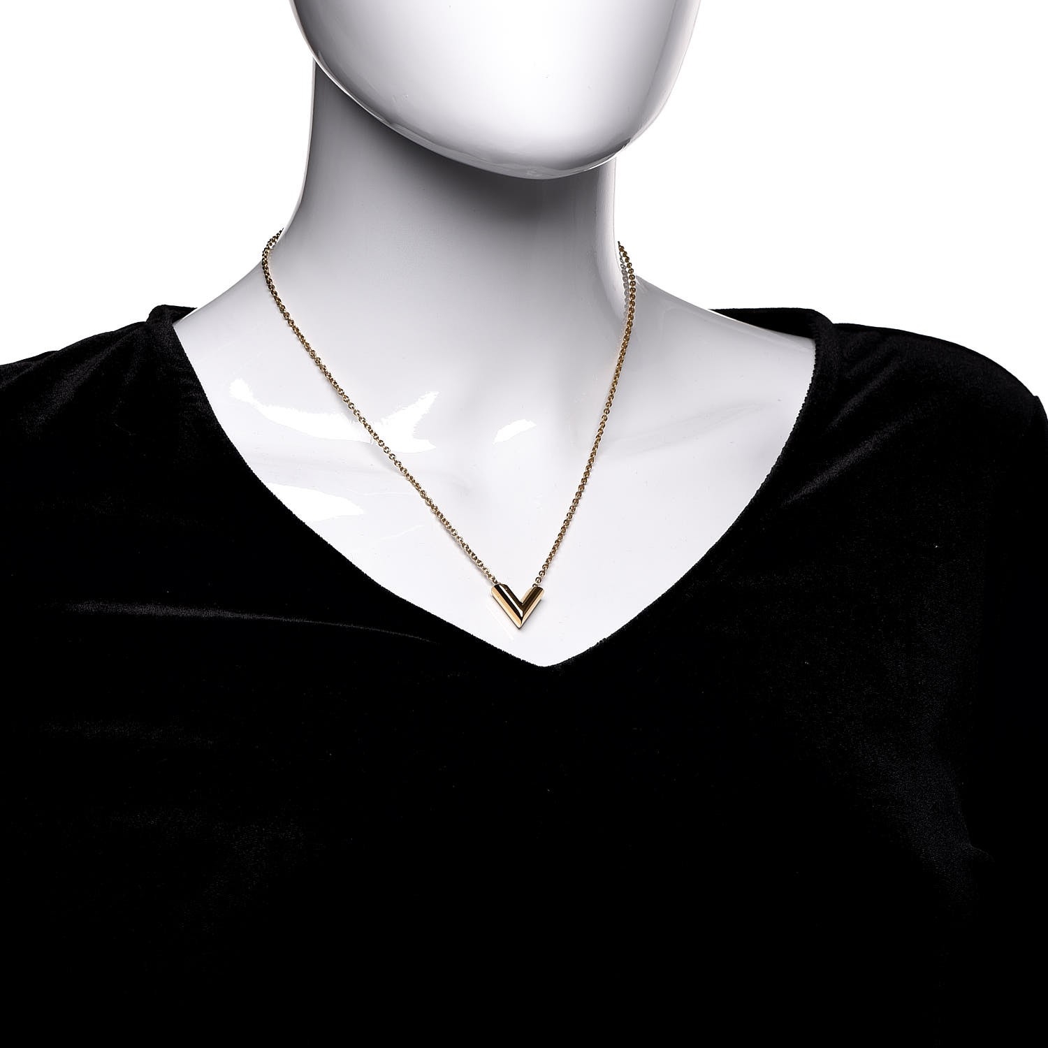 Shop Louis Vuitton 2018-19FW Essential V Necklace (M61083) by SpainSol