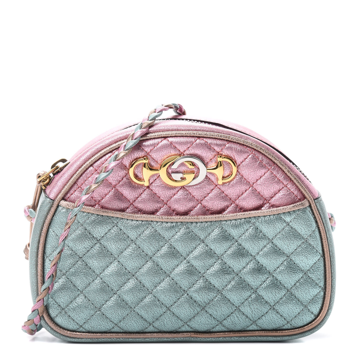 pink and blue gucci purse