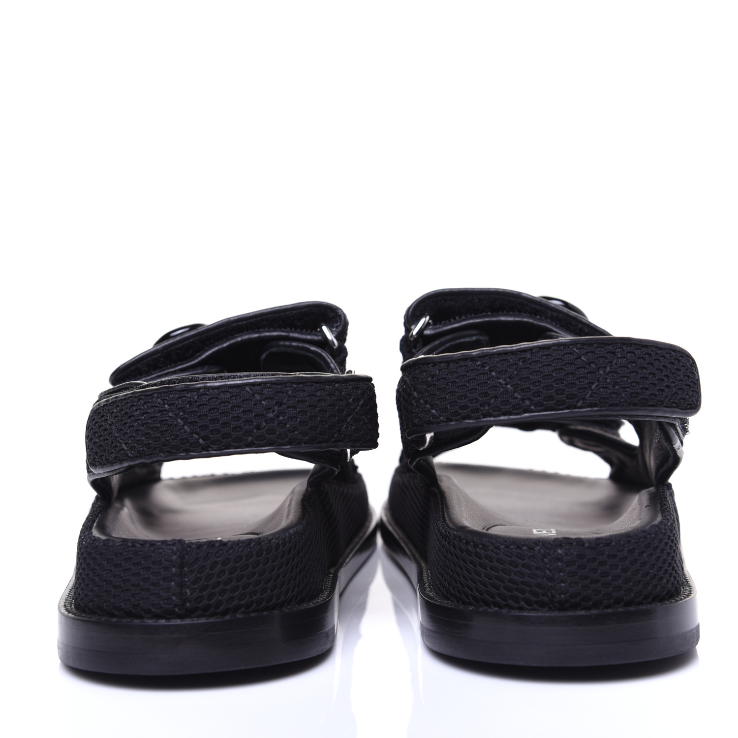 chanel fabric dad sandals