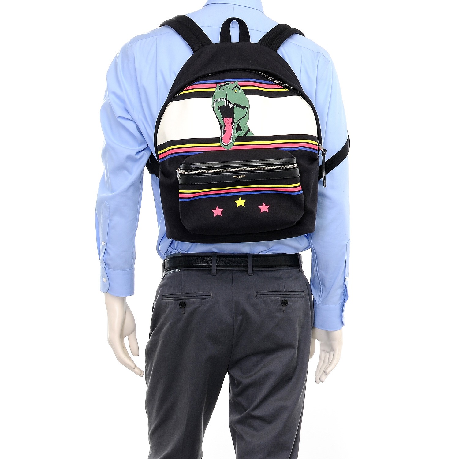 saint laurent dinosaur backpack