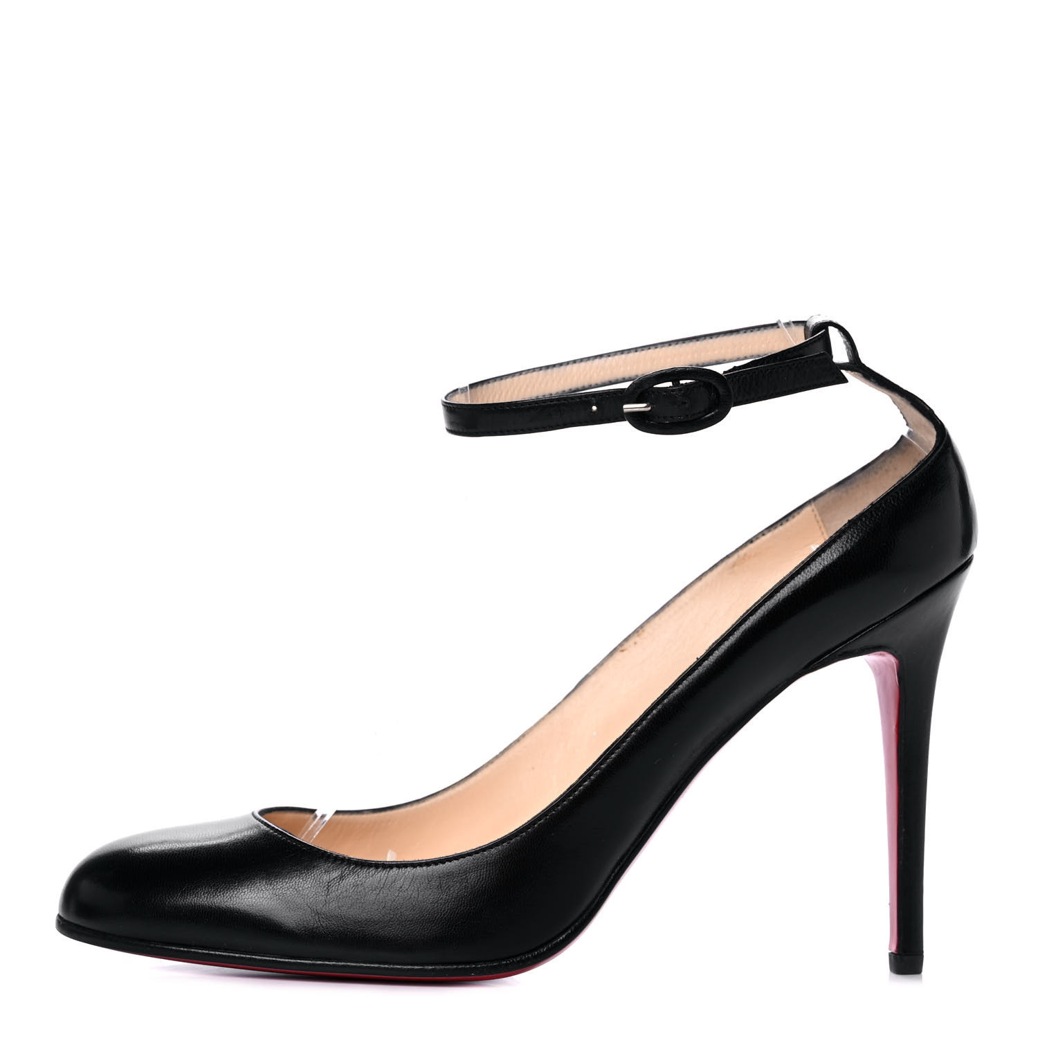 christian louboutin heels with ankle strap