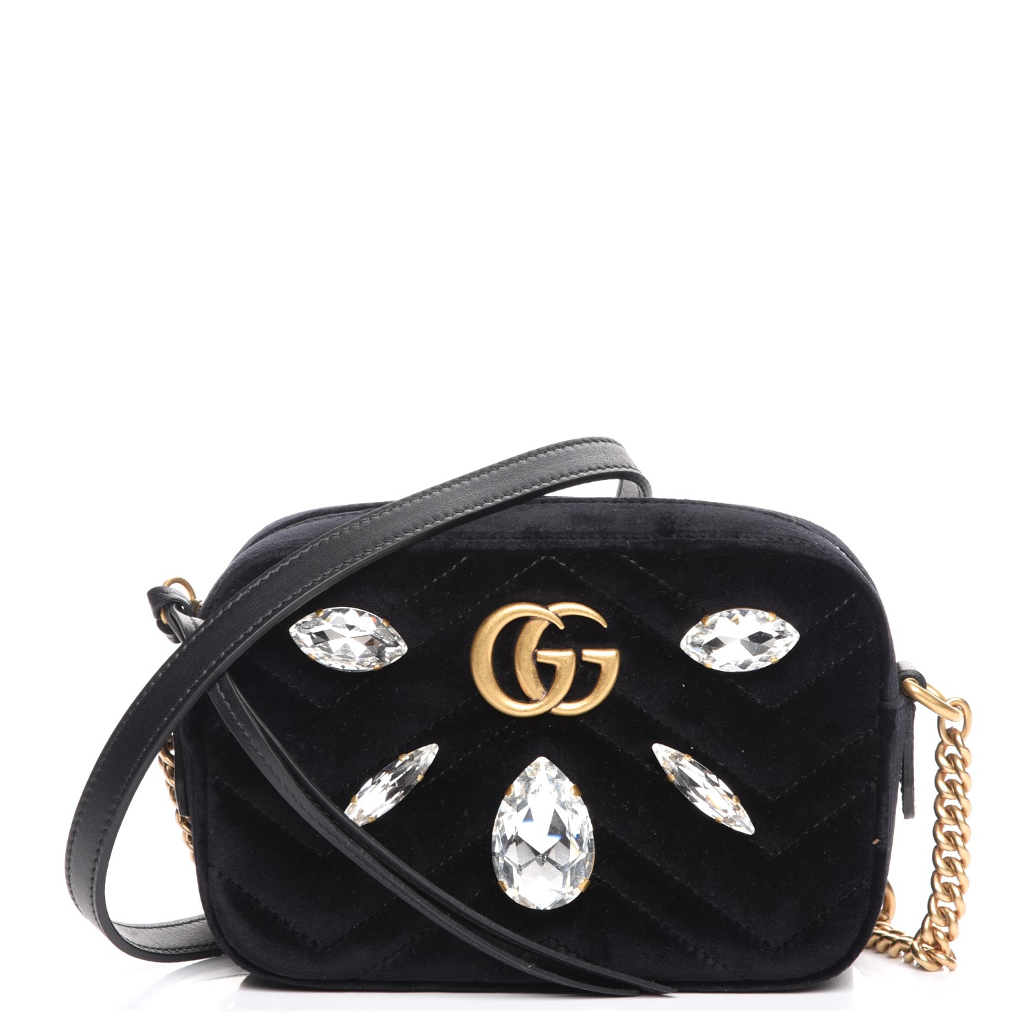 gucci marmont velvet small bag