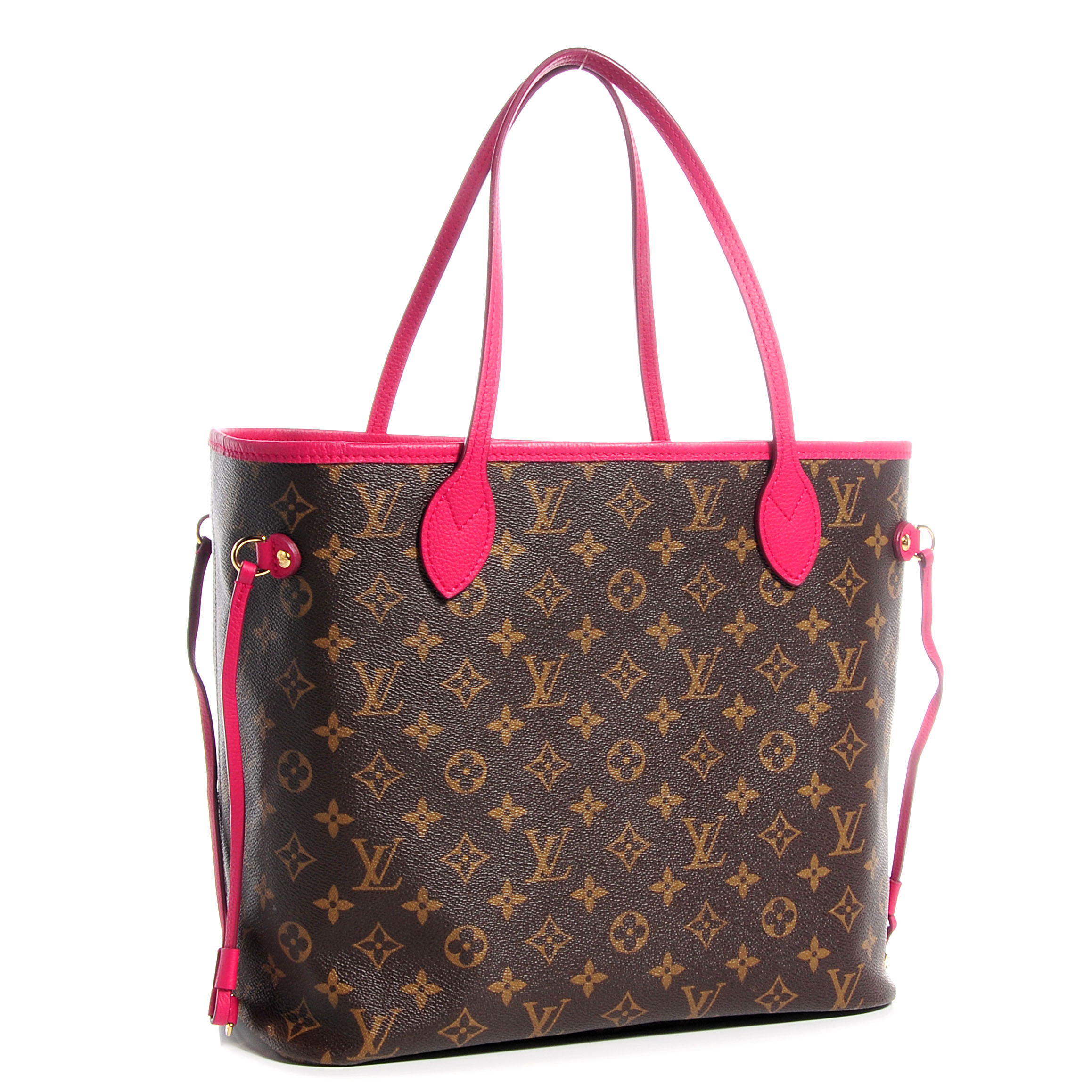 LOUIS VUITTON Monogram Articles de Voyage Ikat Neverfull MM Rose Indien ...