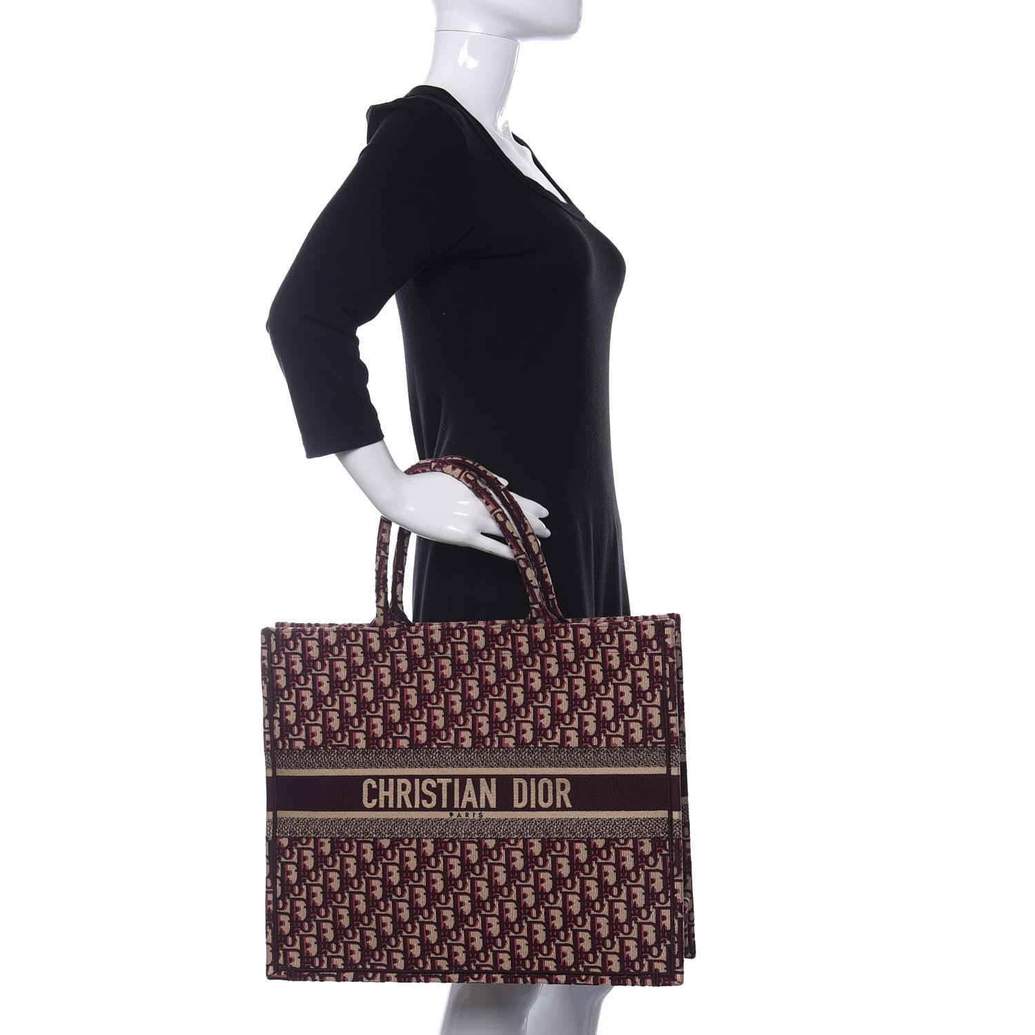 Burgundy dior tote bag new arrivals