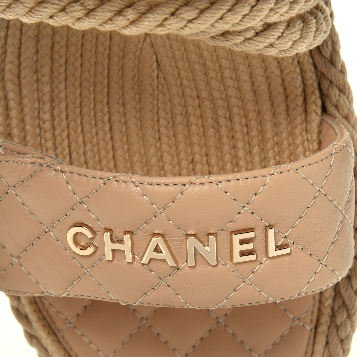 chanel mules cord