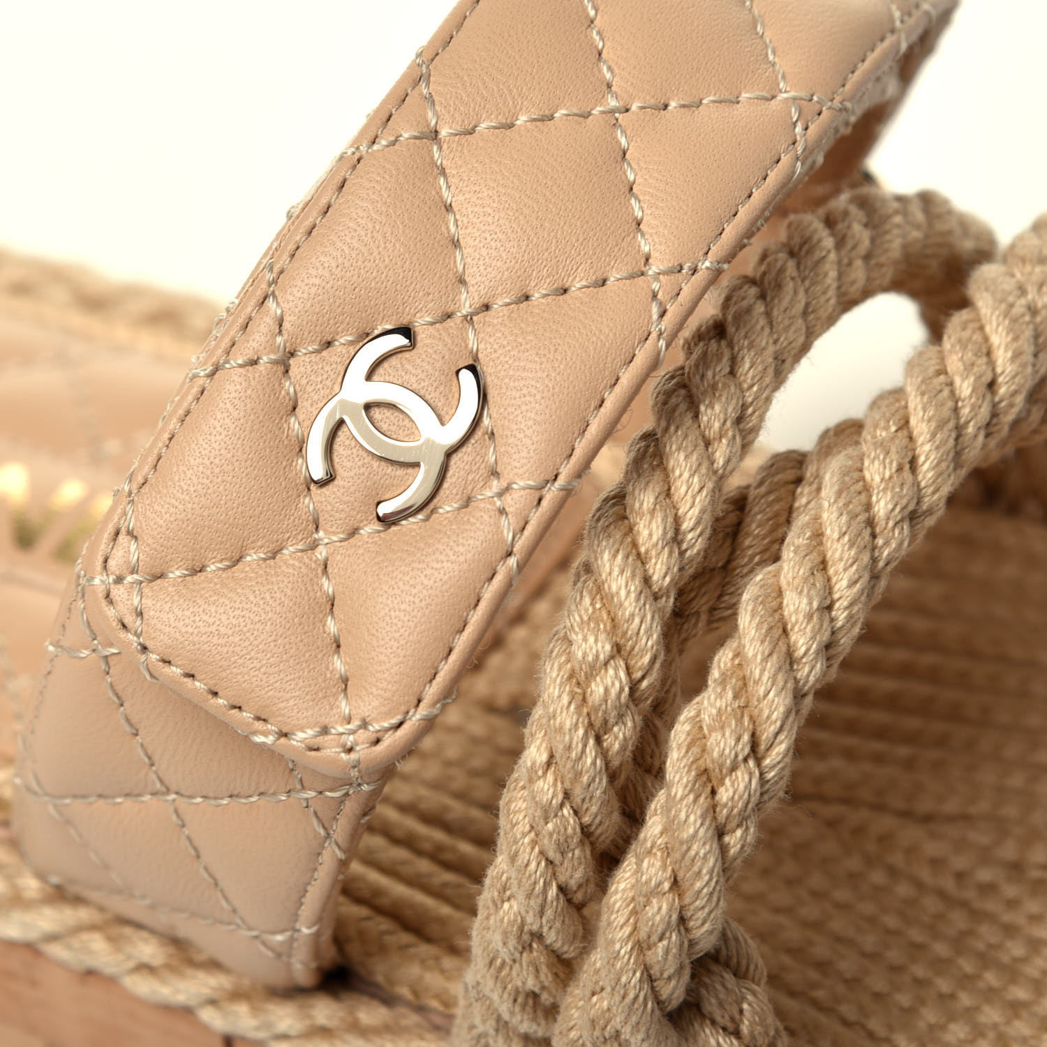 chanel mules cord