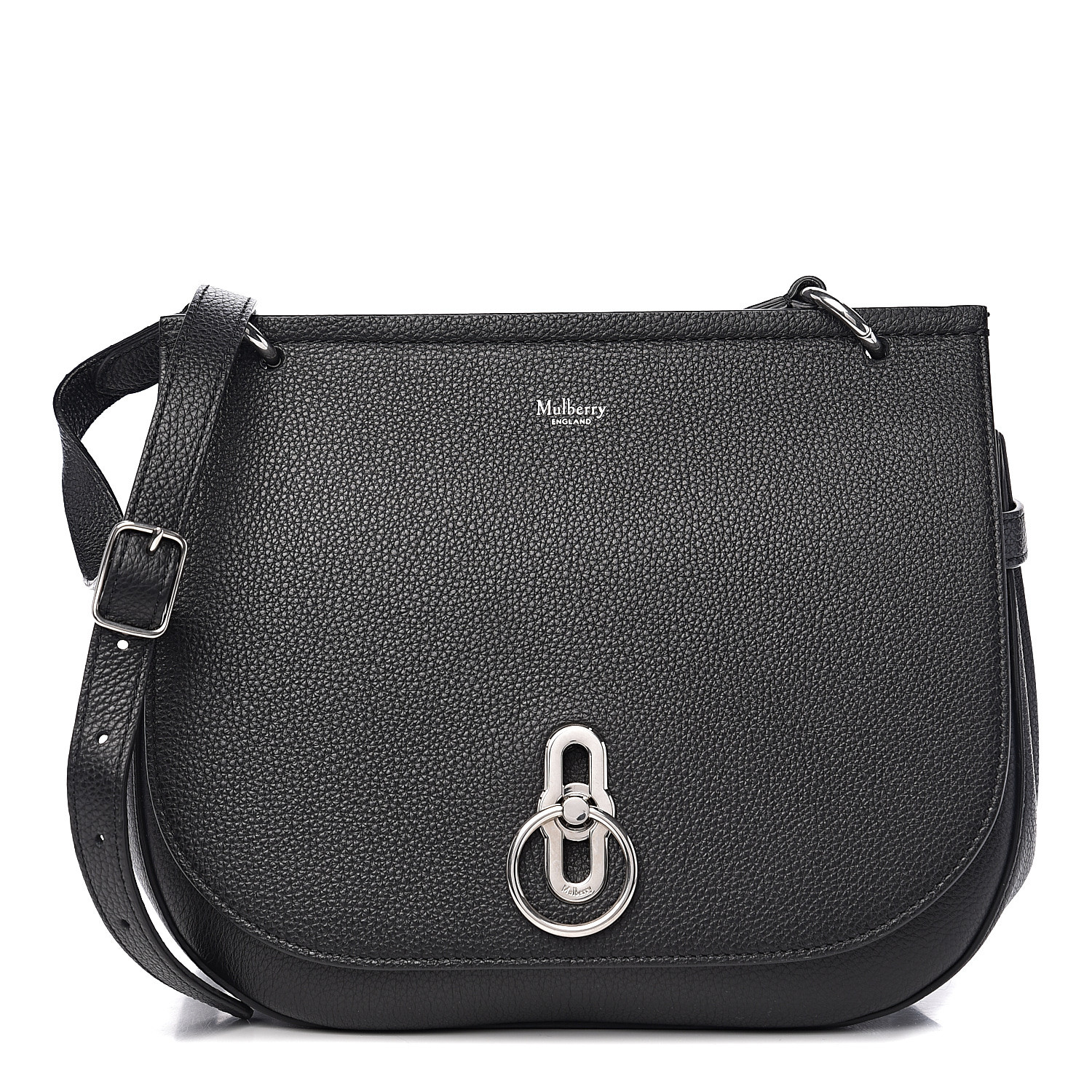 mulberry black messenger bag